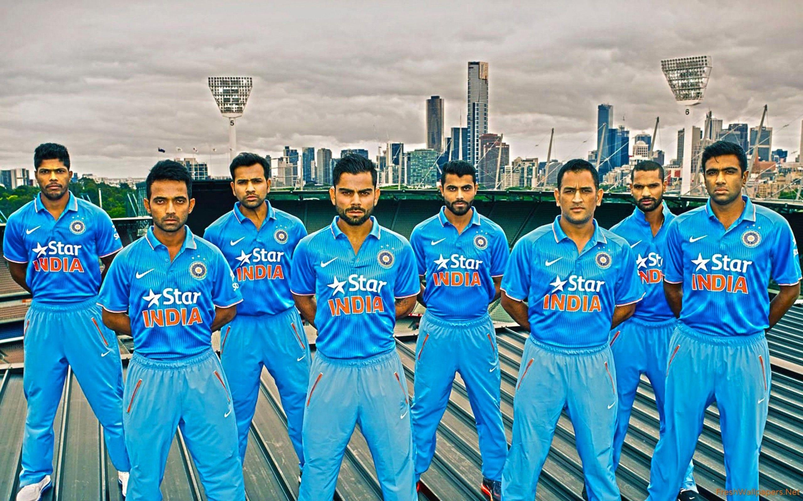 Indisches, Cricket-Team, Hintergrund, Bild, Spieler, 2560x1600 HD Desktop