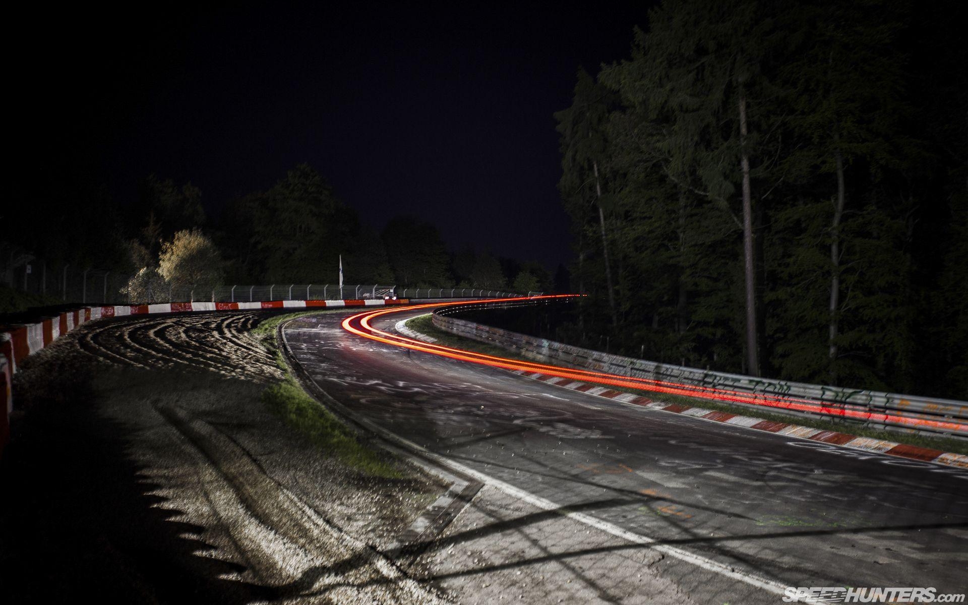 Nürburgring, Timelapse, Nacht, Autos, HD, 1920x1200 HD Desktop