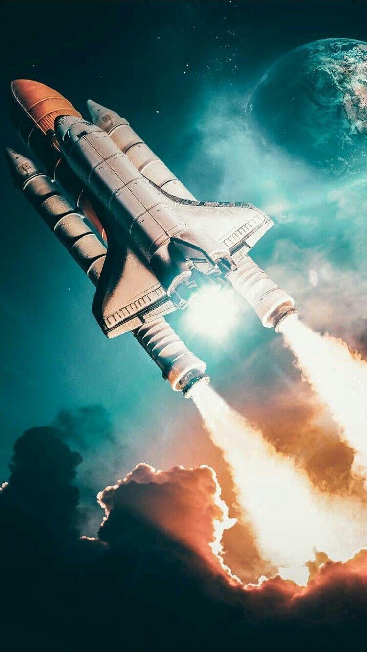 Discovery, Start, iPhone, Hintergrund, Shuttle, 750x1340 HD Handy