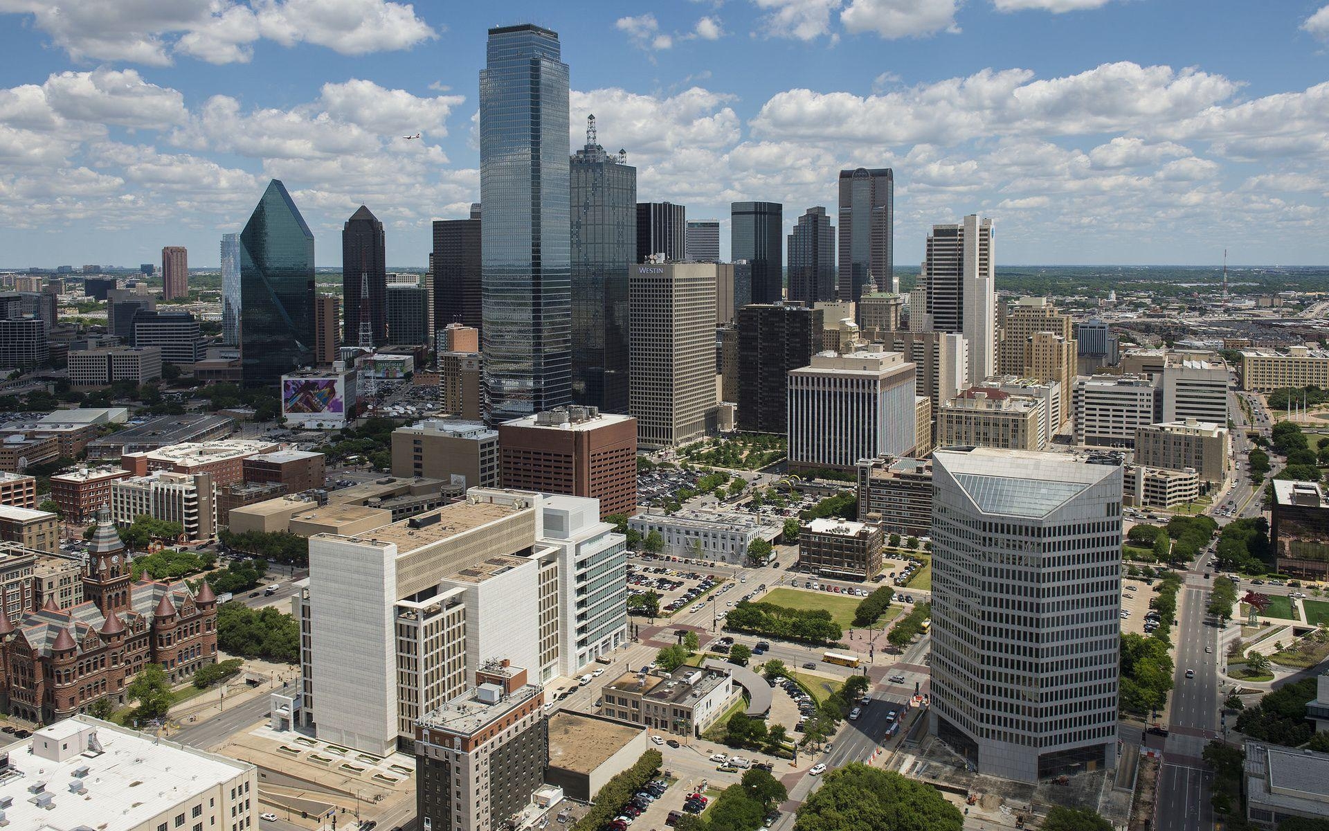 Dallas, Texas, Sommer, Gebäude, Amerika, 1920x1200 HD Desktop