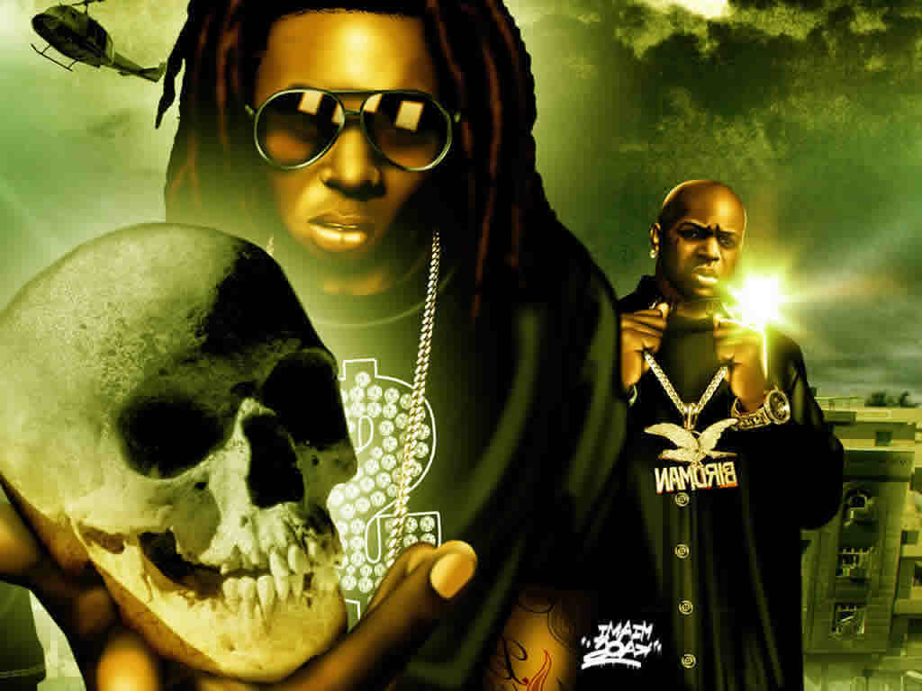 Lil Wayne, Blogg, Illustrationen, Rapper, Musik, 1030x770 HD Desktop