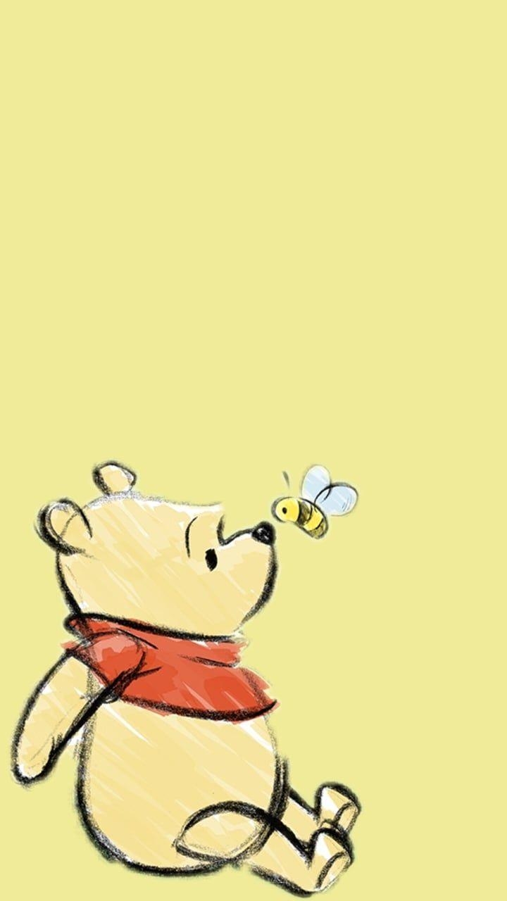 Winnie Puuh, Bär, Hintergrundbild, Disney, Zeichentrick, 720x1280 HD Handy