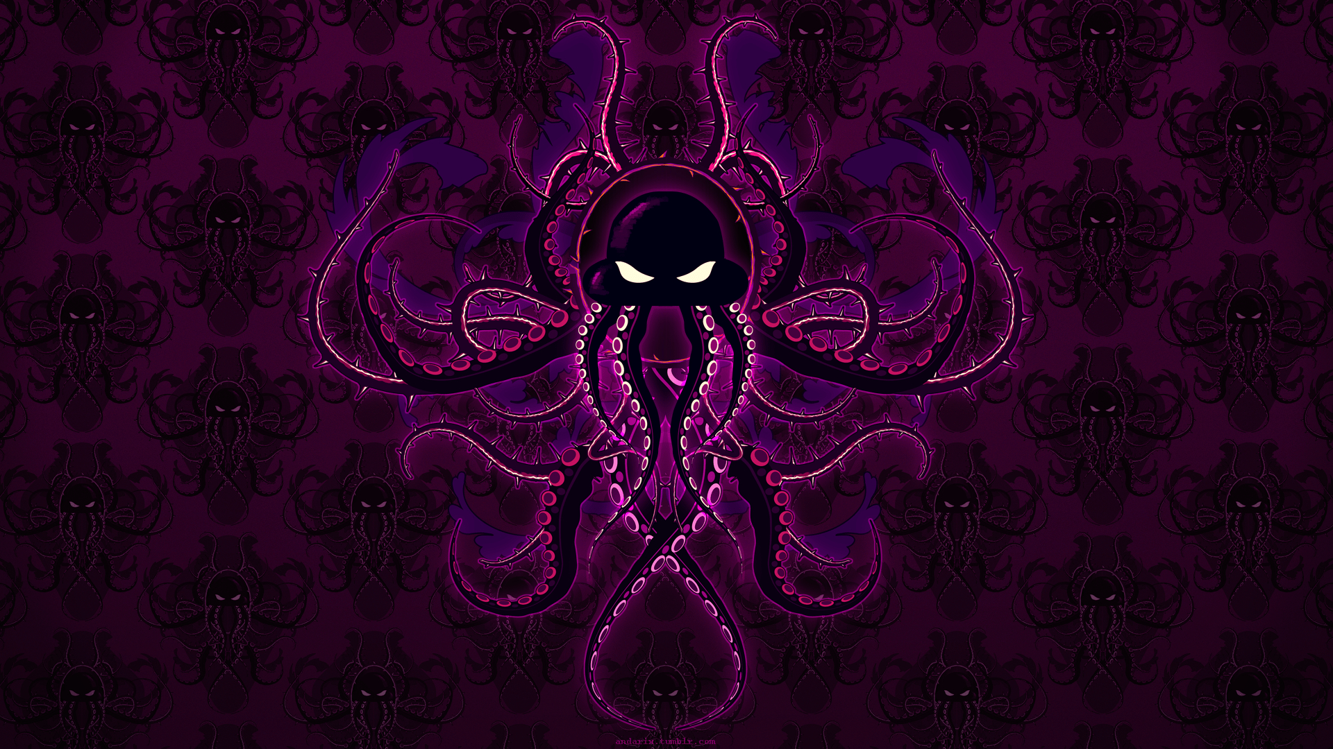 Lila Oktopus, Kunst, Samsung Galaxy, Google Pixel, Bild, 1920x1080 Full HD Desktop