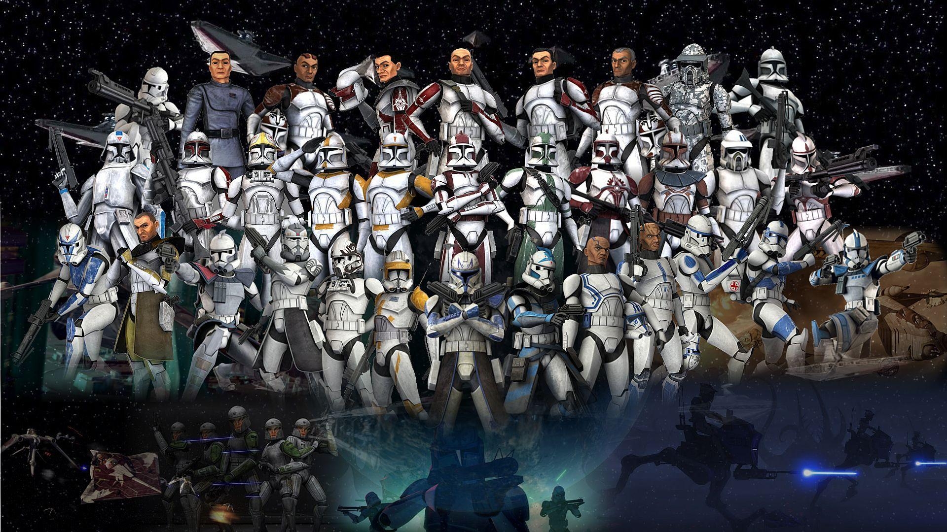 Clone Trooper, Star Wars, Animation, Cartoon, HD, 1920x1080 Full HD Desktop