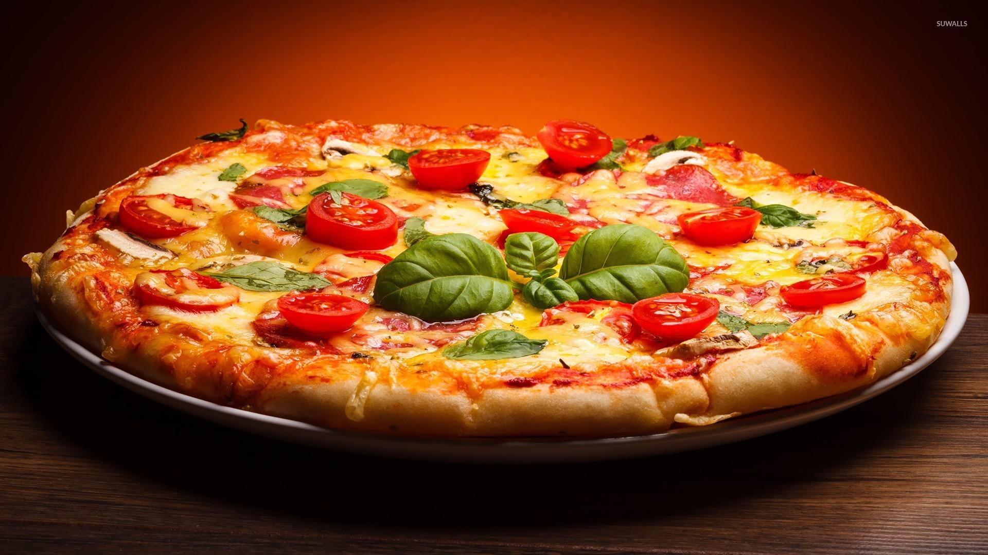 Pizza, Genussvoll, Originalrezept, Frische Zutaten, 1920x1080 Full HD Desktop