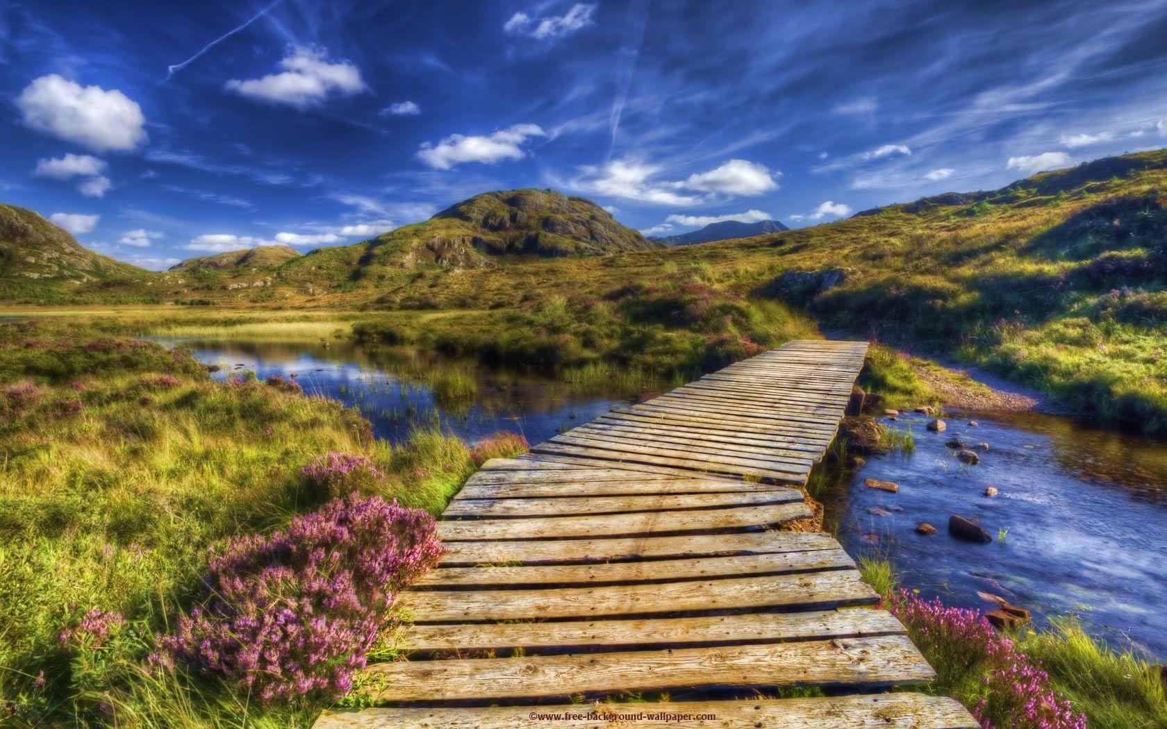 Schottisches Hochland, Brücke, Landschaft, malerisch, Entdeckung, 1680x1050 HD Desktop