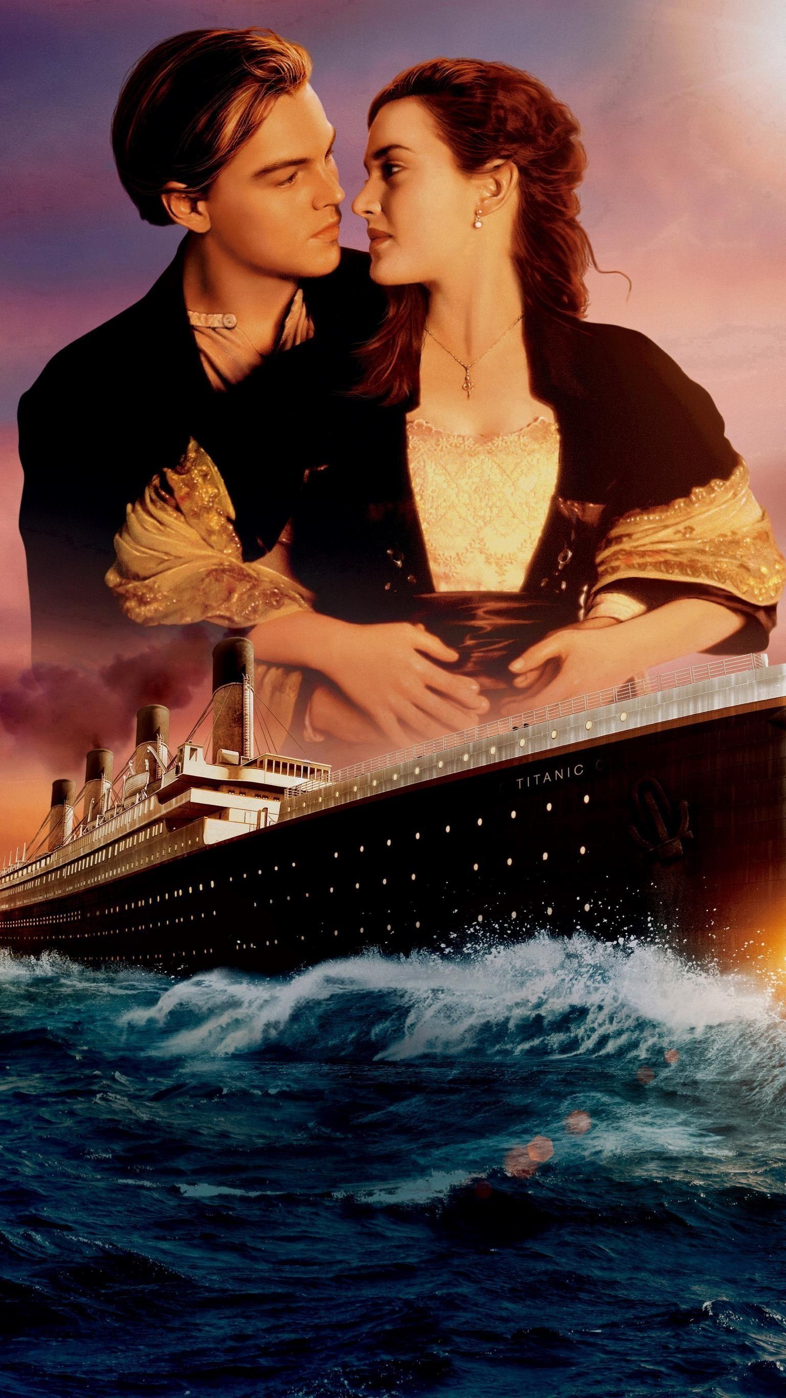 Titanic 1997, Handy, Film, Jack, Rose, 1540x2740 HD Handy