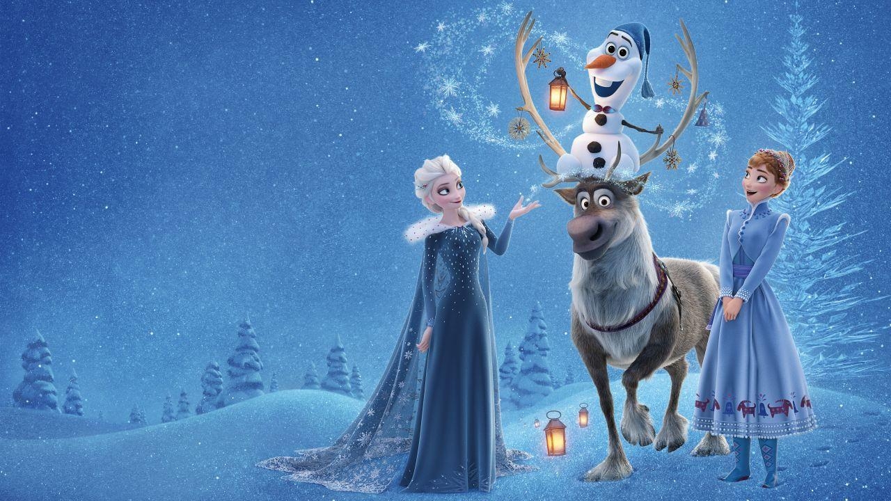 Olafs Abenteuer, Frozen, Anna, Elsa, Olaf, 1280x720 HD Desktop