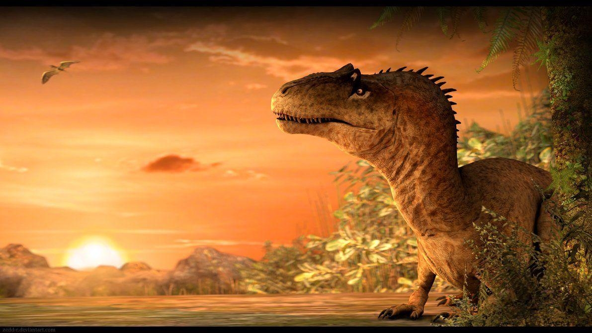 Allosaurus, Dinosaurier, SFM, prähistorisch, Tierwelt, 1200x670 HD Desktop