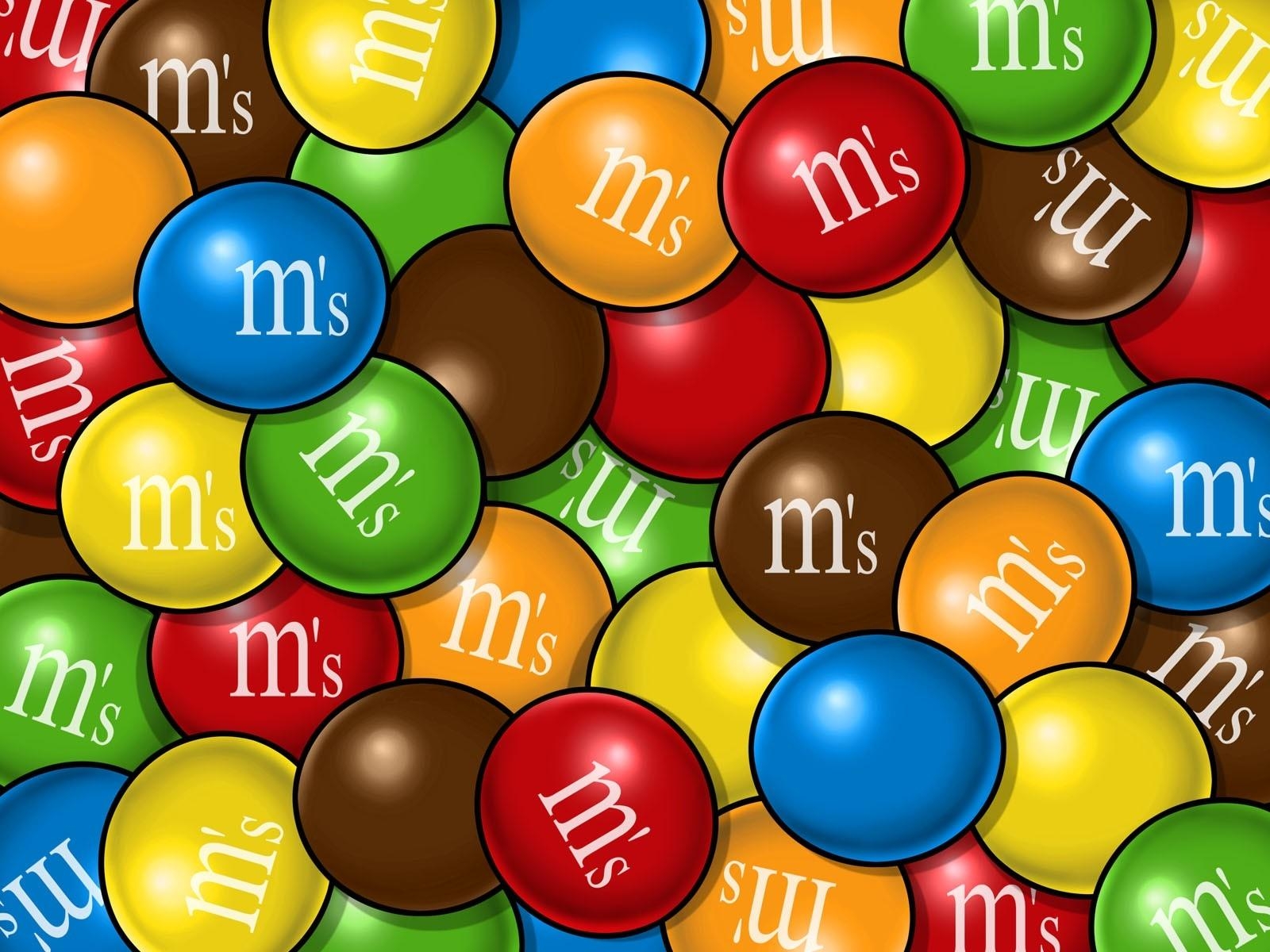 m&m's, HD, Hintergrund, Schokolinsen, 1600x1200 HD Desktop