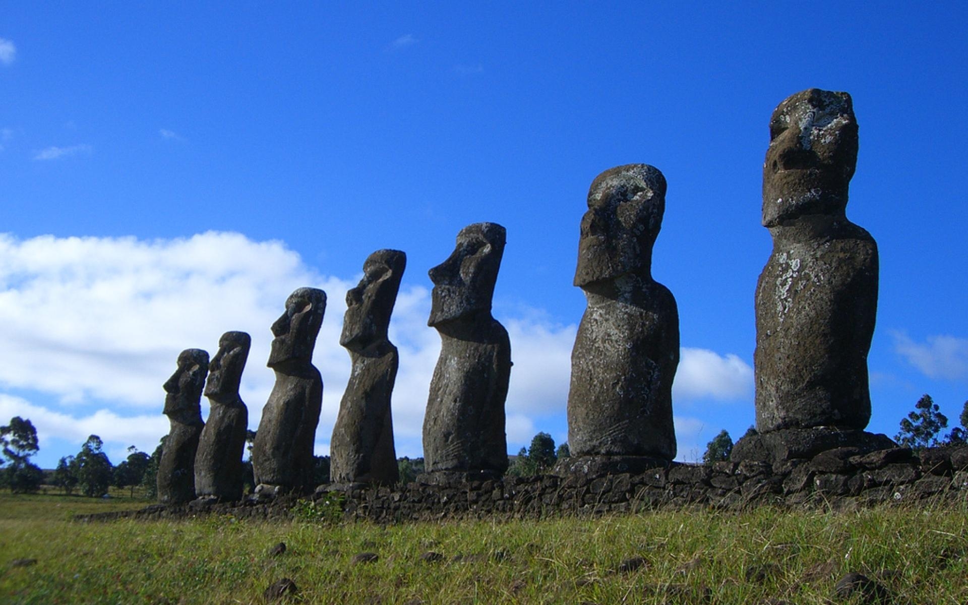 Easter Island, Reisen, Moai, 4K, Ikone, 1920x1200 HD Desktop