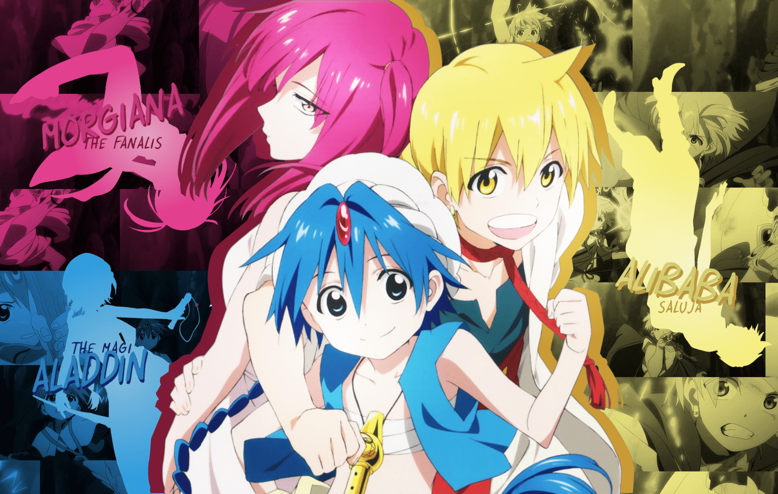 Magi, Anime, Hintergrund, Magie, Labyrinth, 1600x1020 HD Desktop