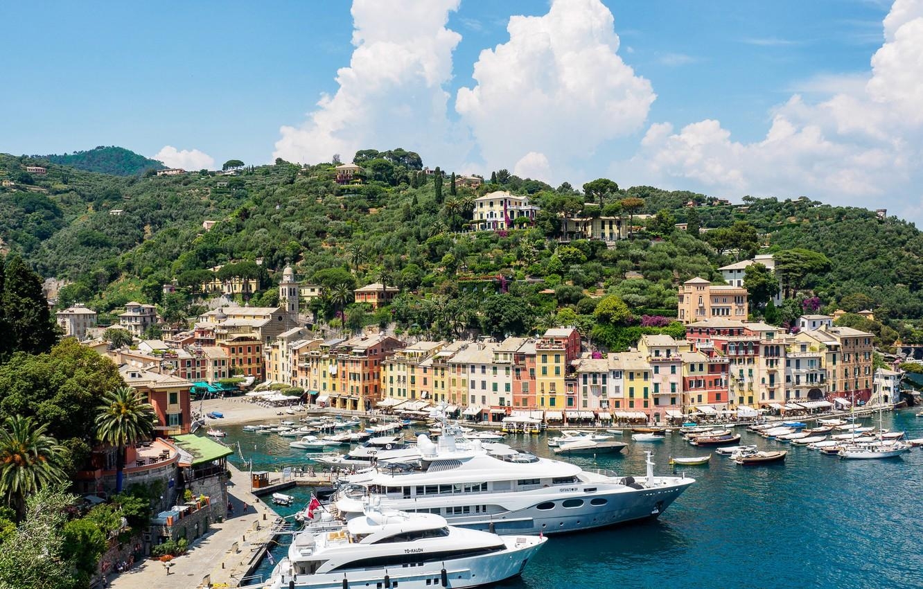 Portofino, Heimat, Bucht, Yachten, Ligurien, 1340x850 HD Desktop