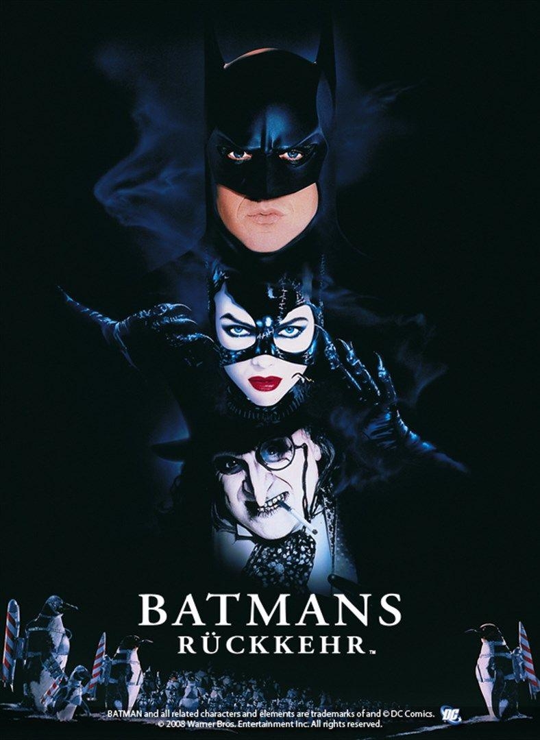 Batman Returns, Filmklassiker, 1992, Tim Burton, Gotham, 790x1080 HD Handy