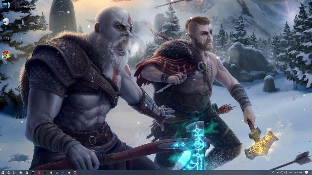 Wallpaper Engine, God of War, Kratos, kostenlos, Download, 1280x720 HD Desktop