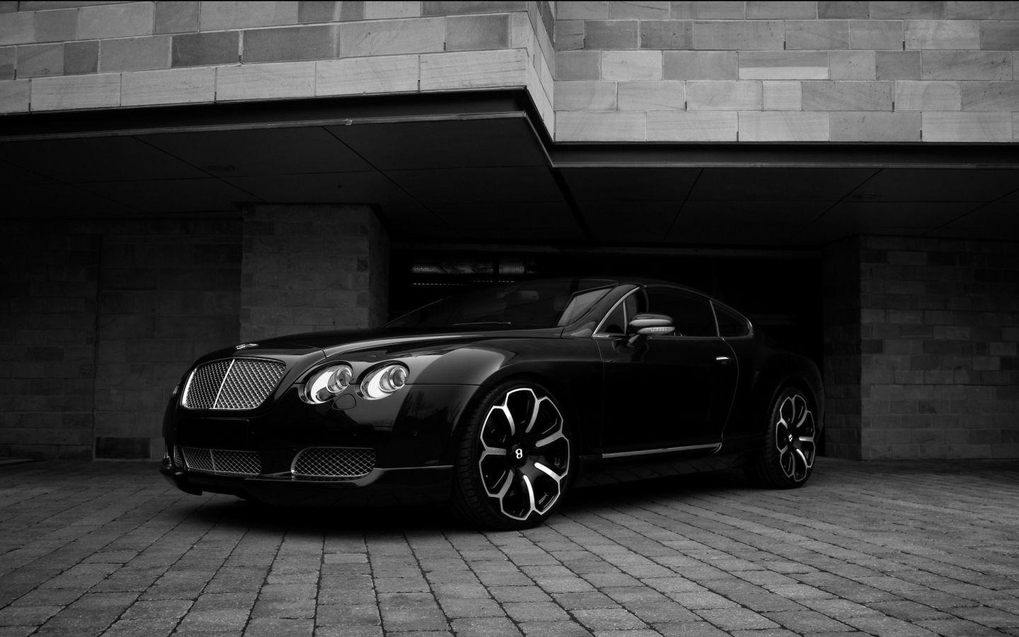 Bentley, schwarz, Luxus, Autos, Ästhetik, 1440x900 HD Desktop