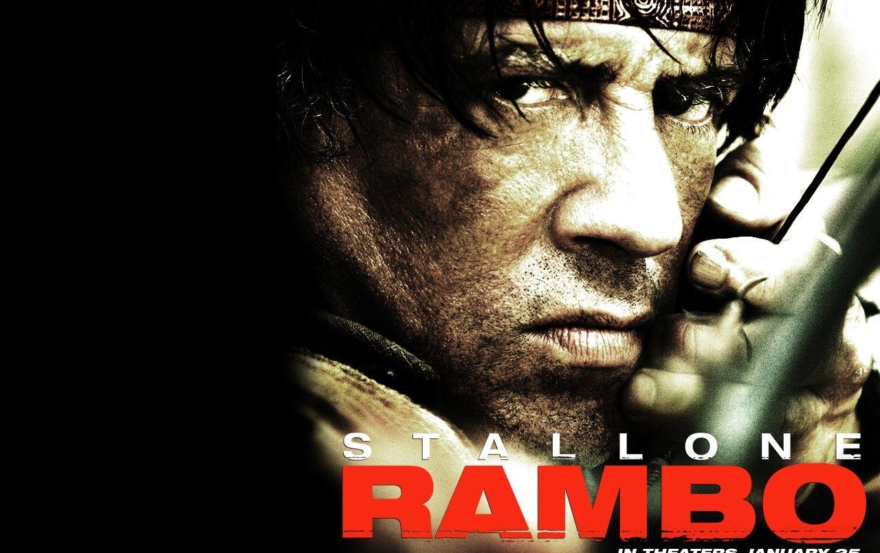 Stallone Rambo 4, Actionlykone, Filmheld, Kino, 1280x810 HD Desktop