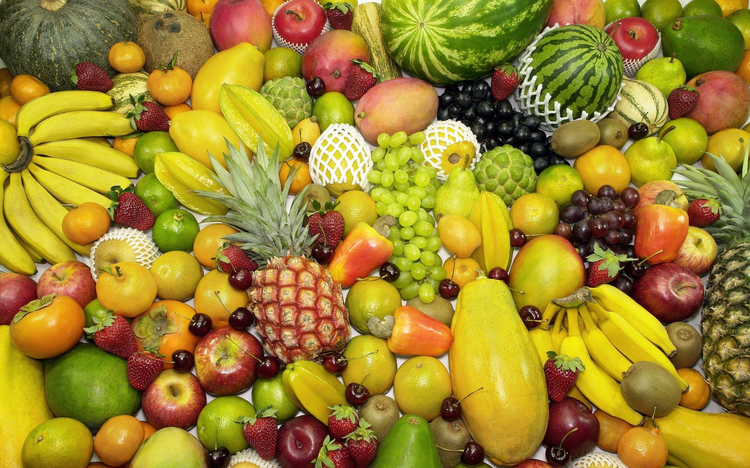 Früchte, Hintergrund, Obst, Frisch, Lebensmittel, 2560x1600 HD Desktop