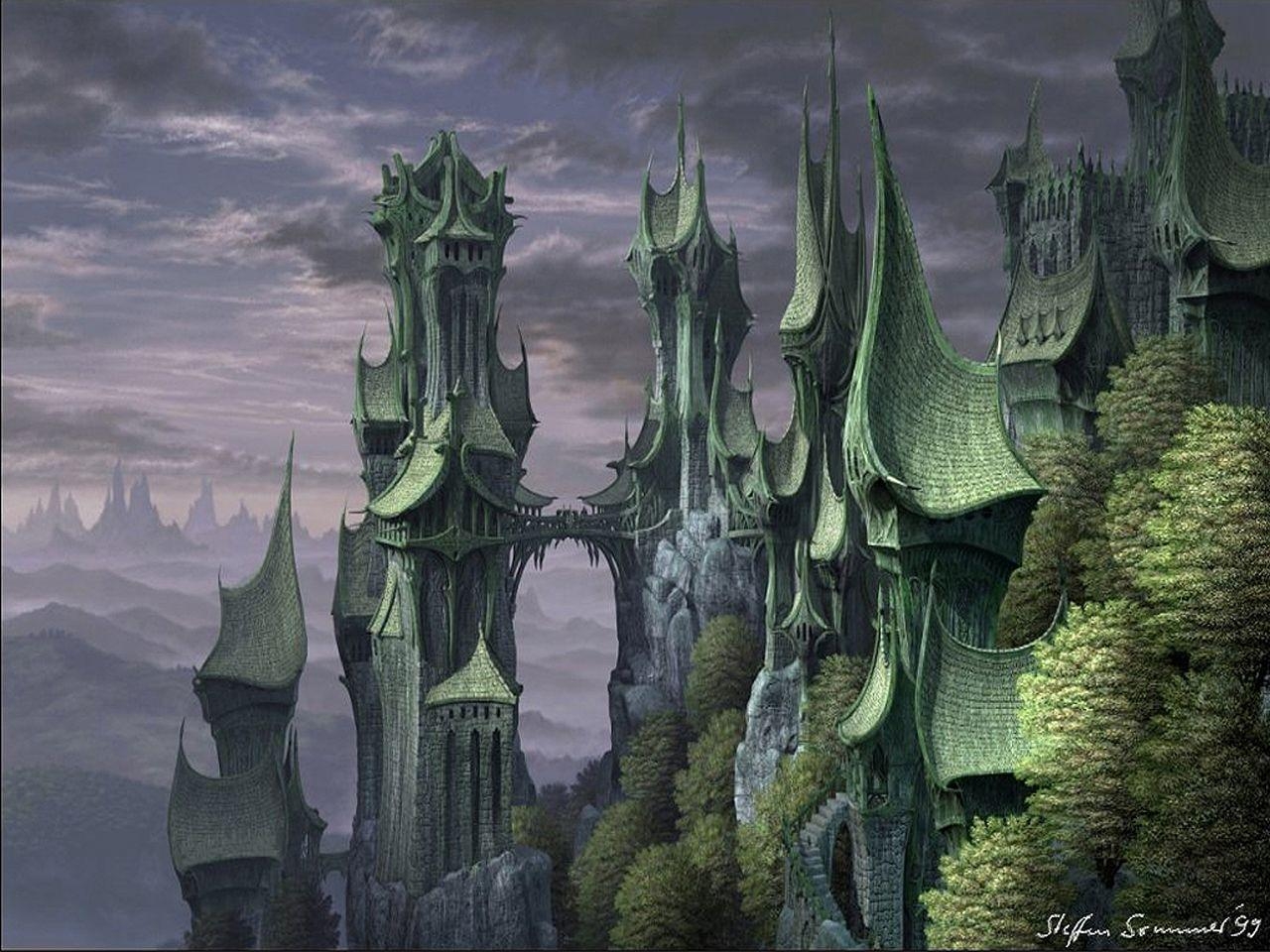 Steffen Sommer, Rivendell, Schloss, Fantasy, Filme, 1280x960 HD Desktop