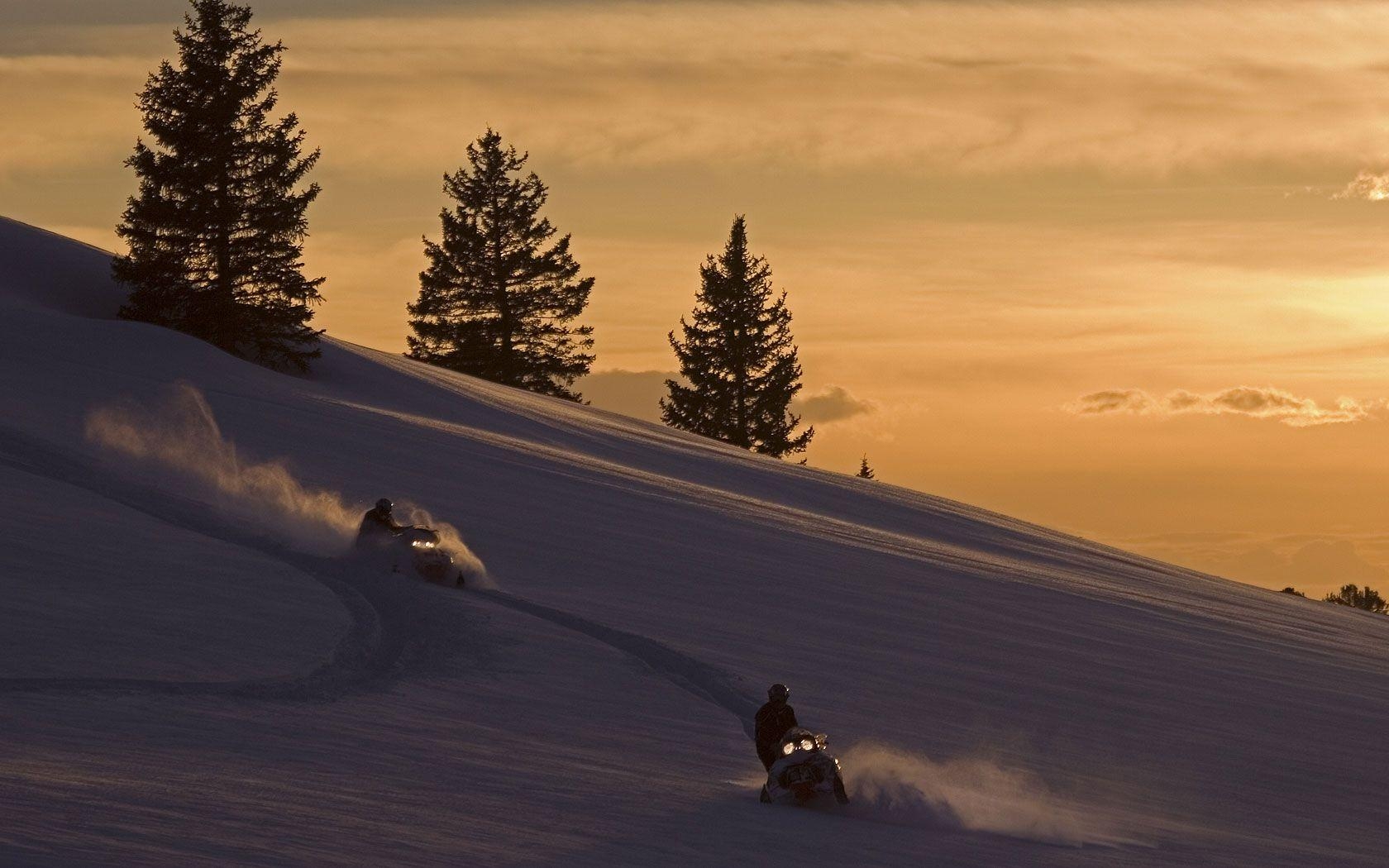 Rodeln, Rockies, Schnee, Winter, Abenteuer, 1680x1050 HD Desktop