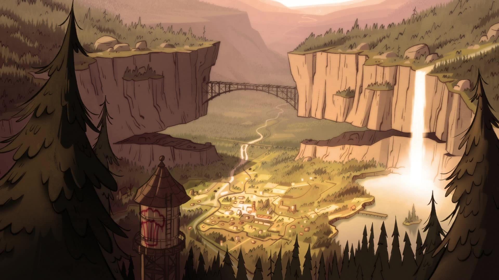 Gravity Falls, Cartoon, Theme, HD, Bilder, 1920x1080 Full HD Desktop