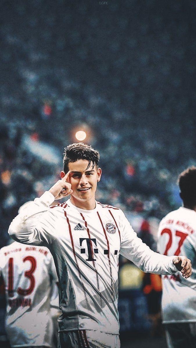 James Rodríguez, Bayern München, Trophäen, Spielfreude, Einsatz, 680x1200 HD Handy