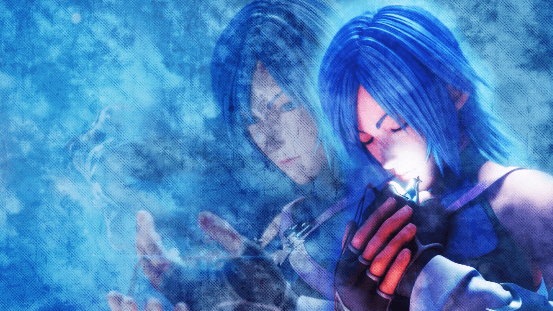 Kingdom Hearts, Aqua, Gerüstet, Fantasy, Serie, 1920x1080 Full HD Desktop