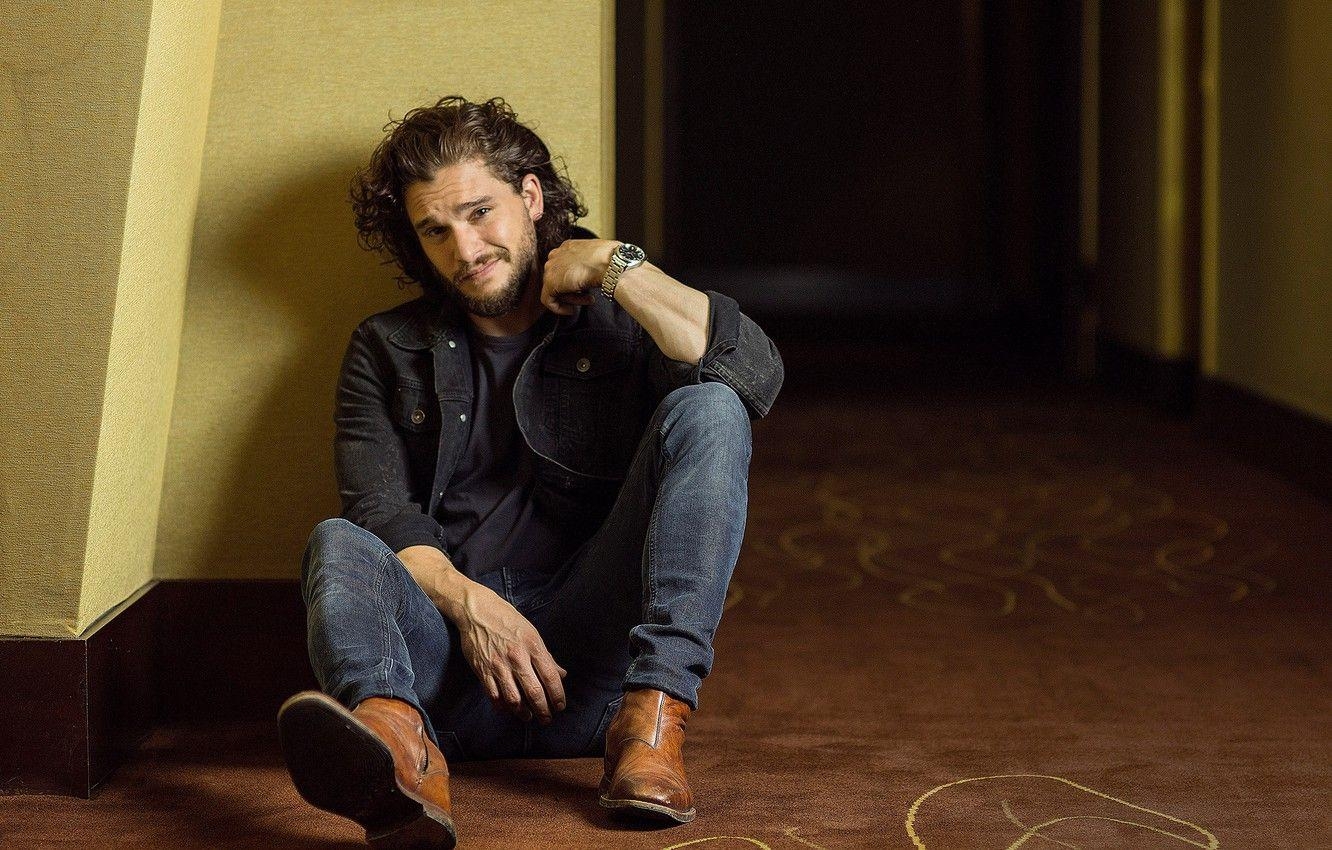 Kit Harington, Schauspiel, Jeansjacke, Foto, TV Shows, 1340x850 HD Desktop