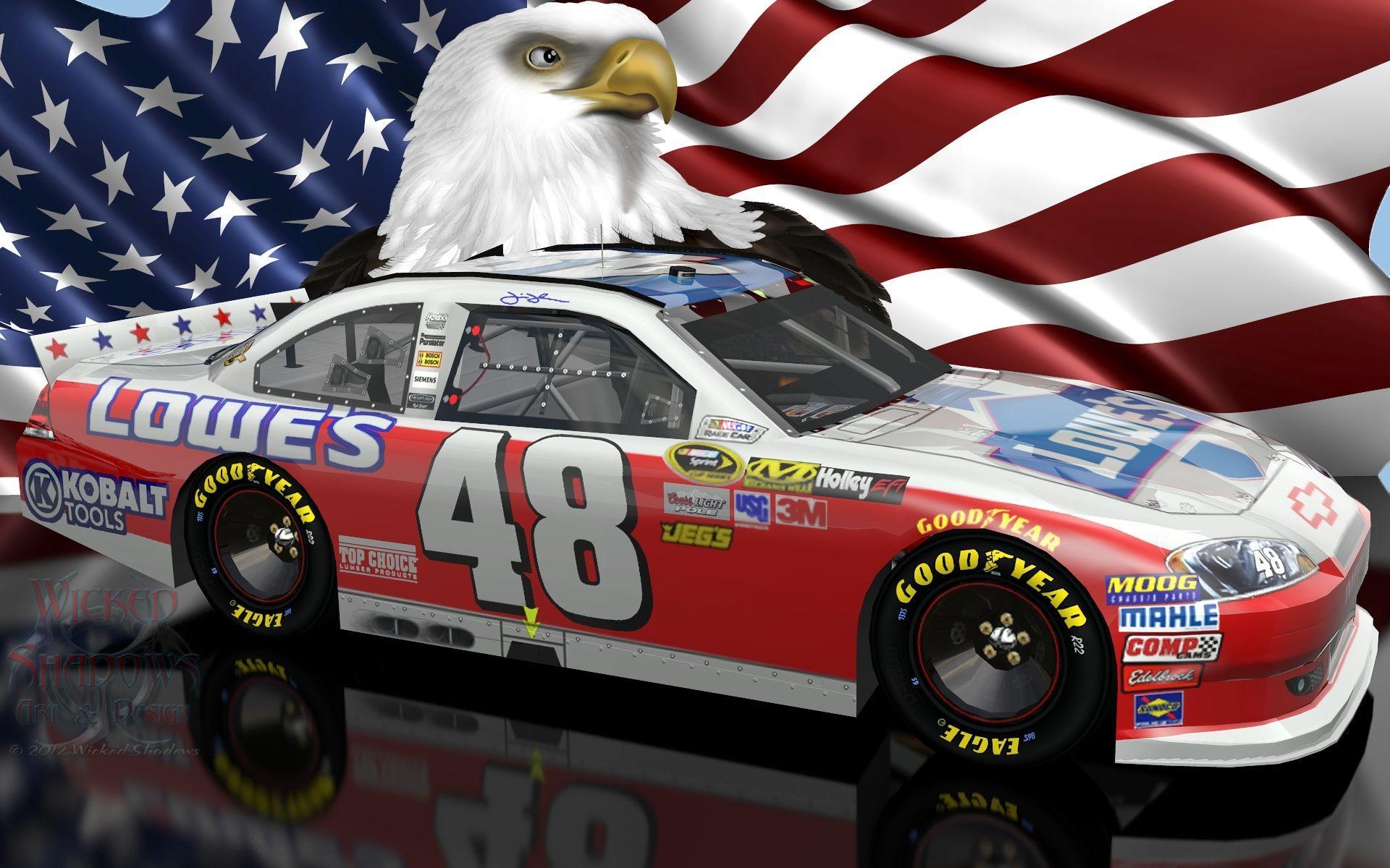 Jimmie Johnson, NASCAR, USA, Renntag, Hintergrund, 1920x1200 HD Desktop