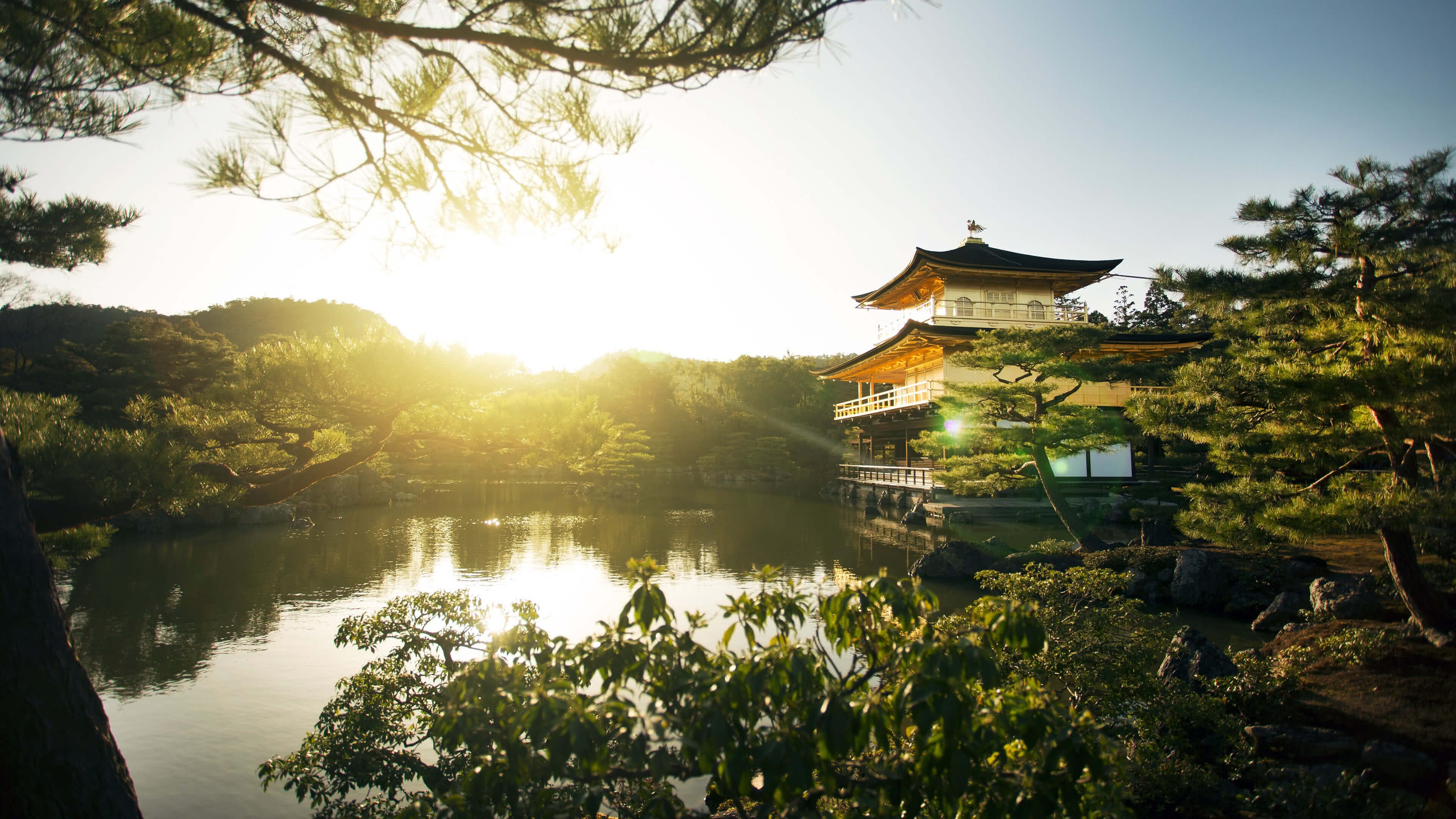 Goldener Pavillon, Kinkakuji, Kyoto, UHD, 4K, 3840x2160 4K Desktop