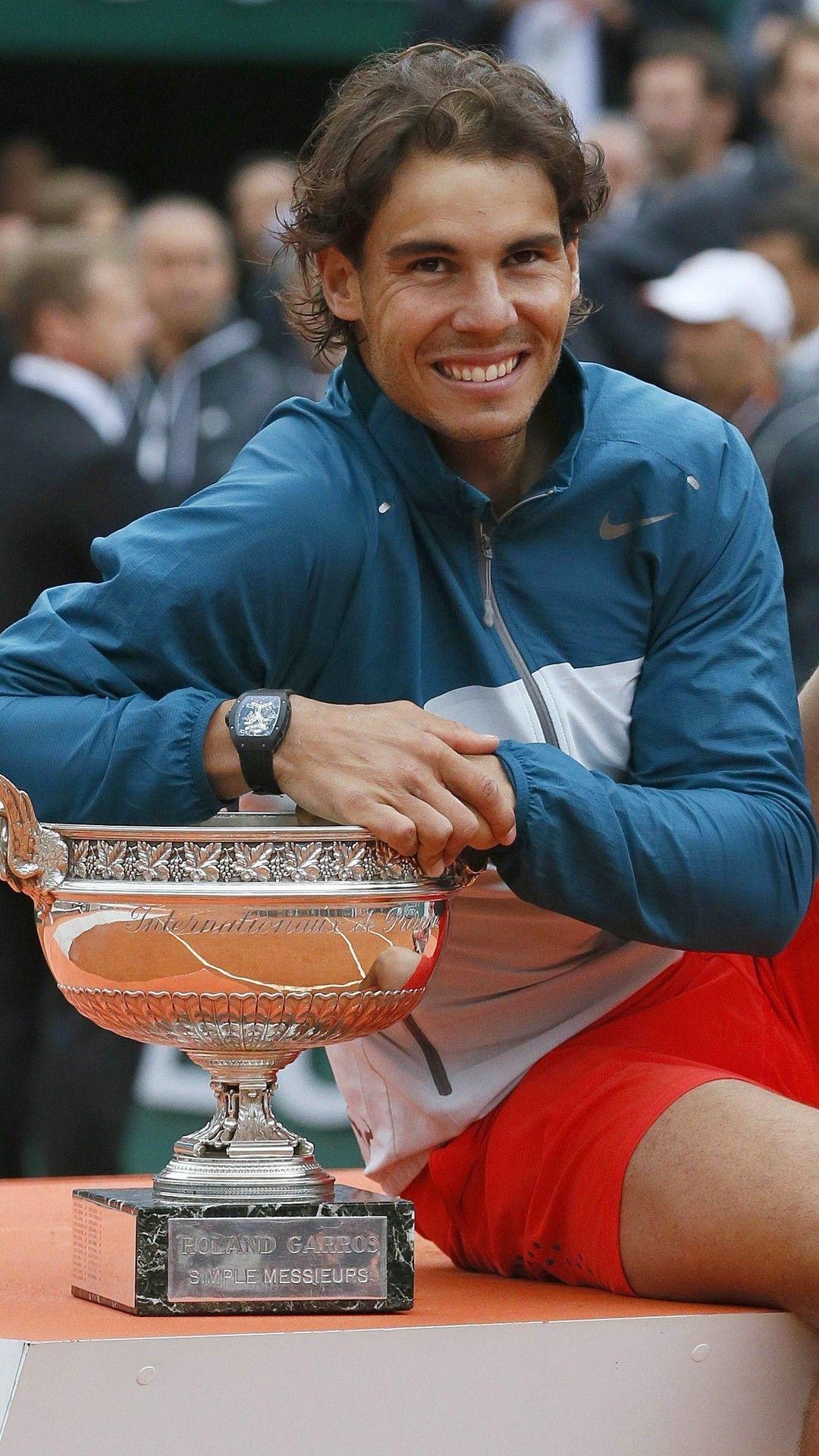 Rafael Nadal, Tennisspieler, Handy, Spanien, Sport, 1080x1920 Full HD Handy