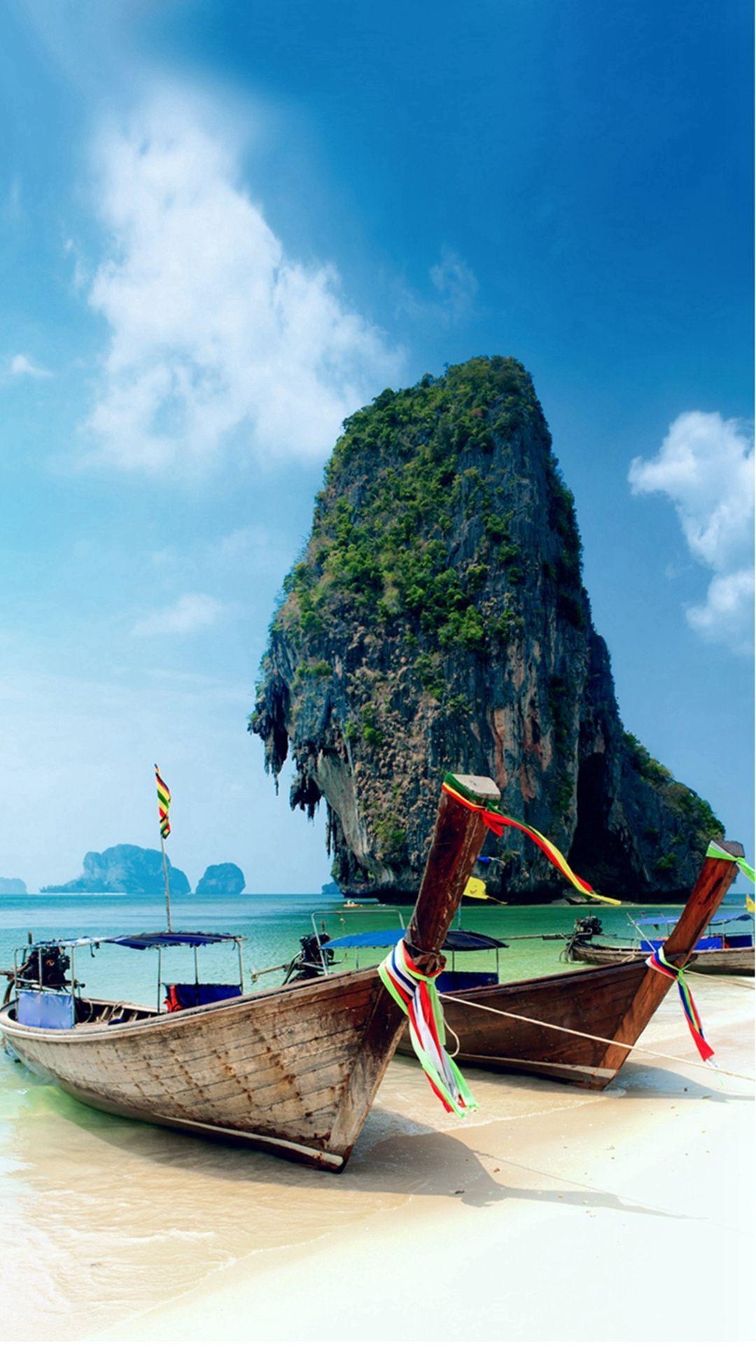 Krabi Insel, Thailand, Strand, iPhone, Hintergrund, 1080x1920 Full HD Handy