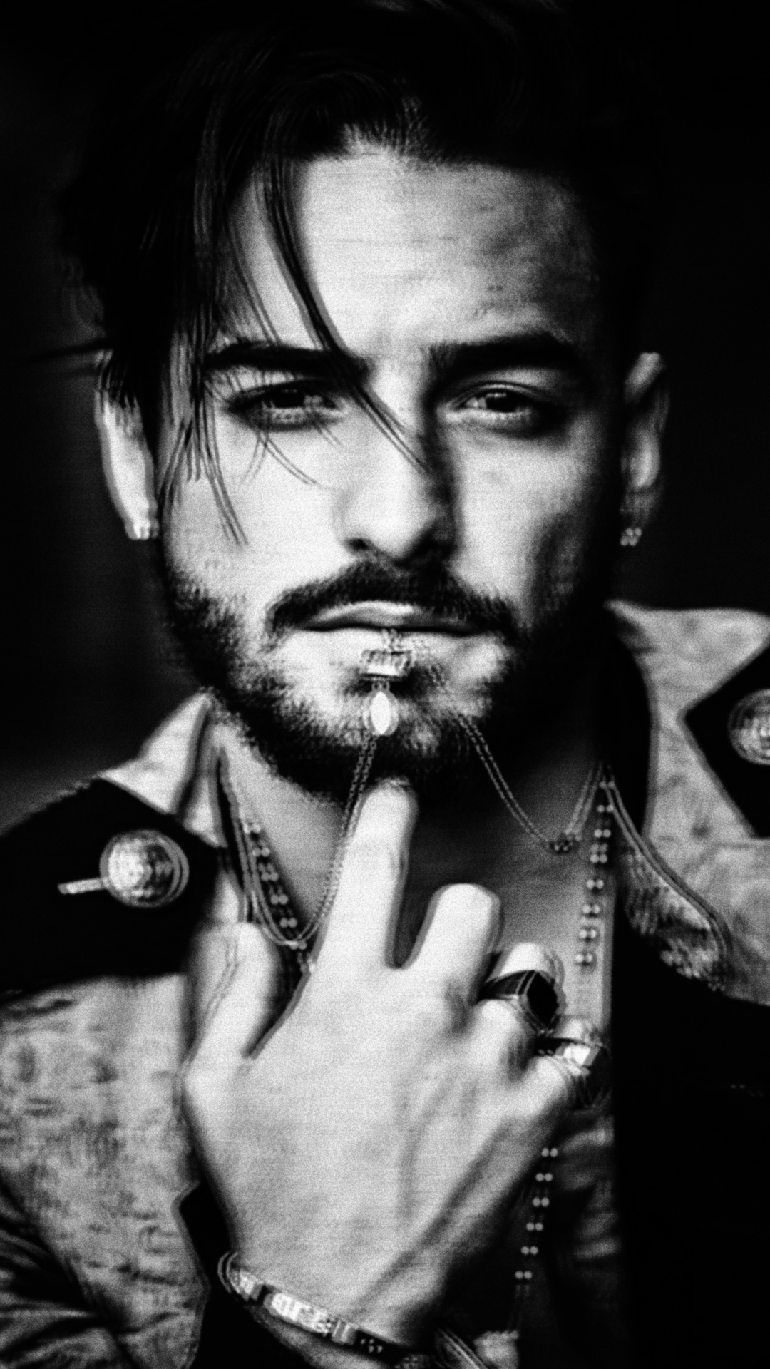 Maluma, Schwarz-Weiß, Musik, Alle Geräte, Bild, 1080x1920 Full HD Handy