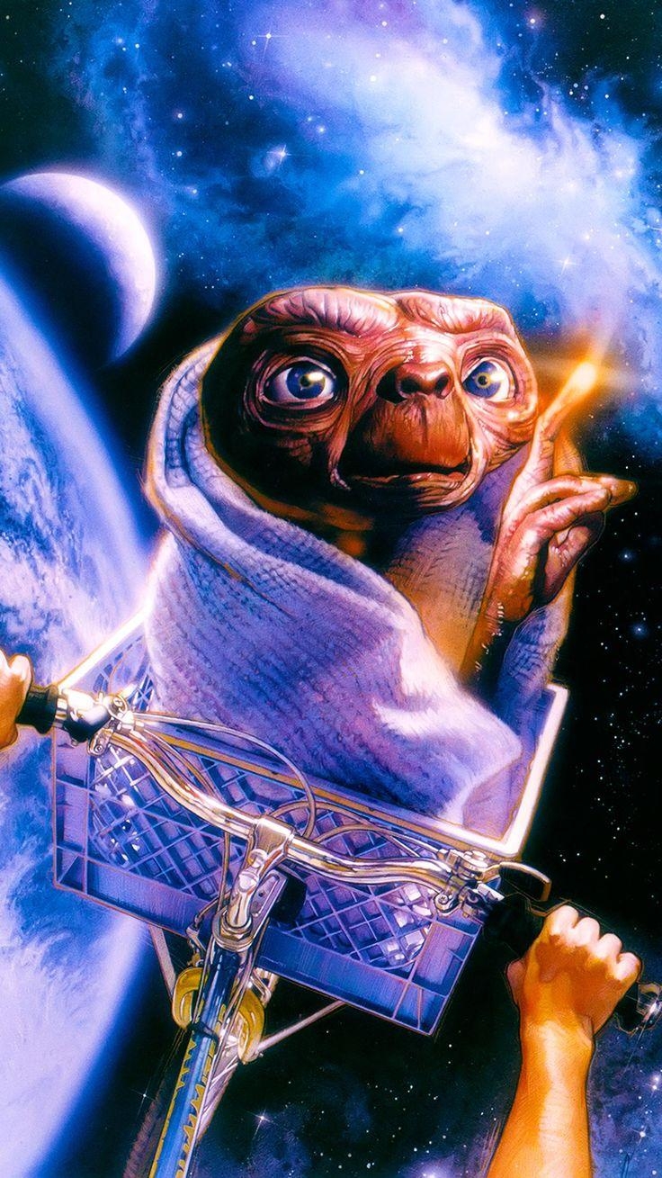 ET, 1982, Telefonhintergrund, Filmkunst, Spielberg, 740x1310 HD Handy