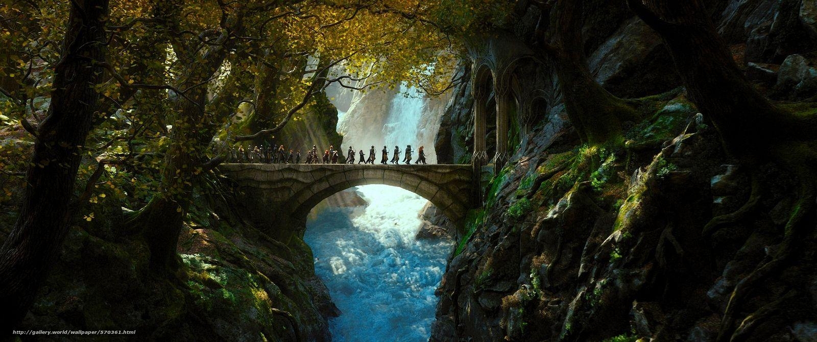 Mirkwood, Tauriel, Wald, Tolkien, Download, 1600x670 Dual Screen Desktop