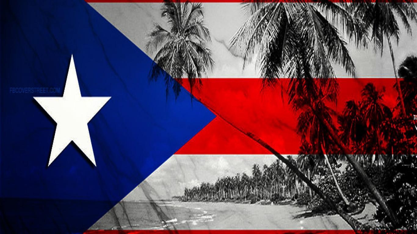 Puerto Rico, Flagge, Hintergrundbild, 014 MB, 1370x770 HD Desktop