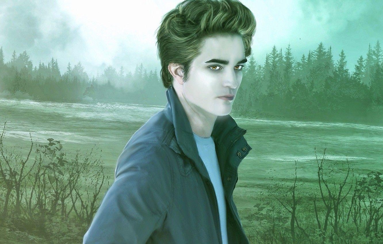 Edward Cullen, Twilight, Kunst, Desktop, Vampir, 1340x850 HD Desktop