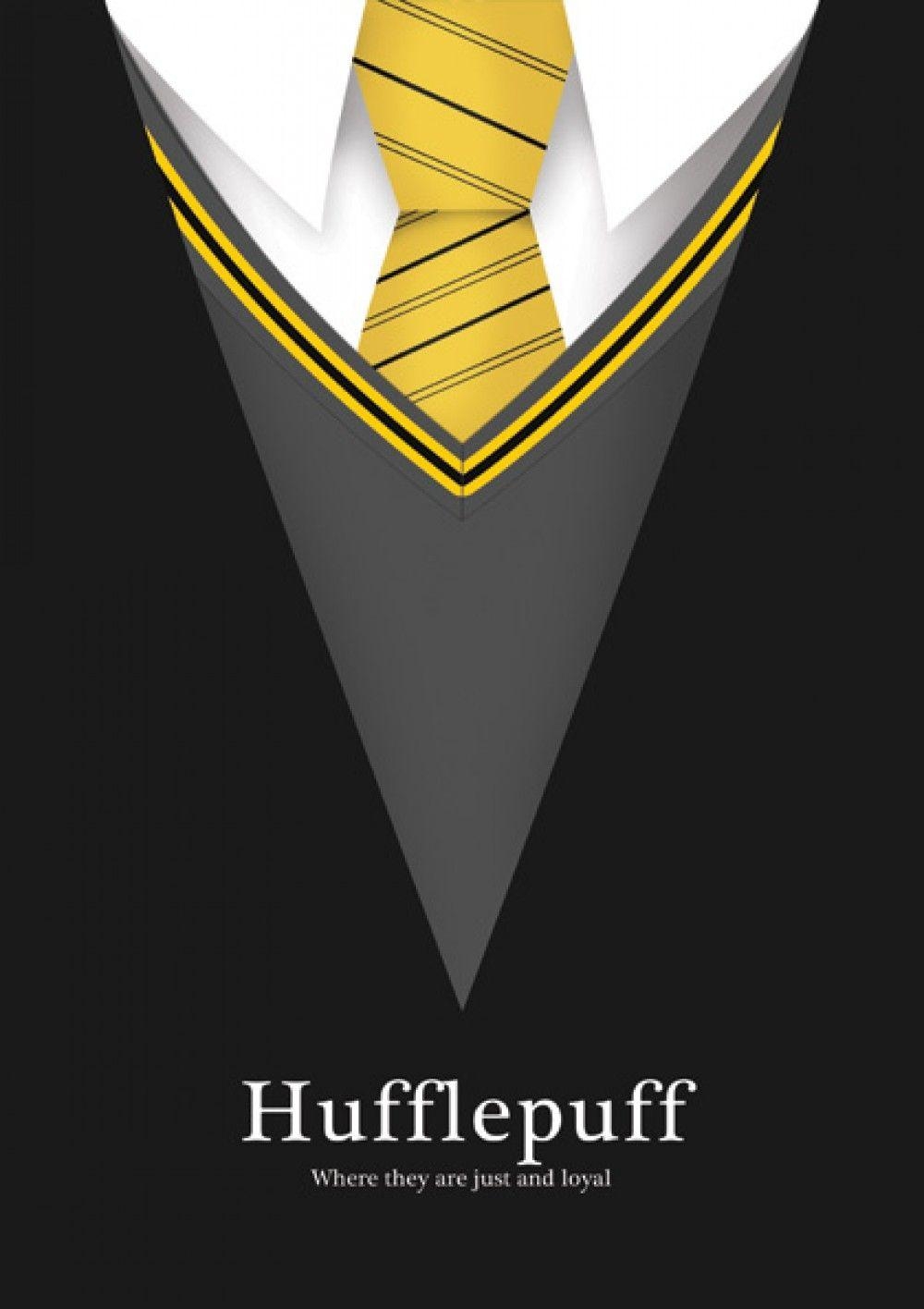 Hufflepuff, Poster, Minimalistisch, Pinterest, Harry Potter, 1000x1420 HD Handy