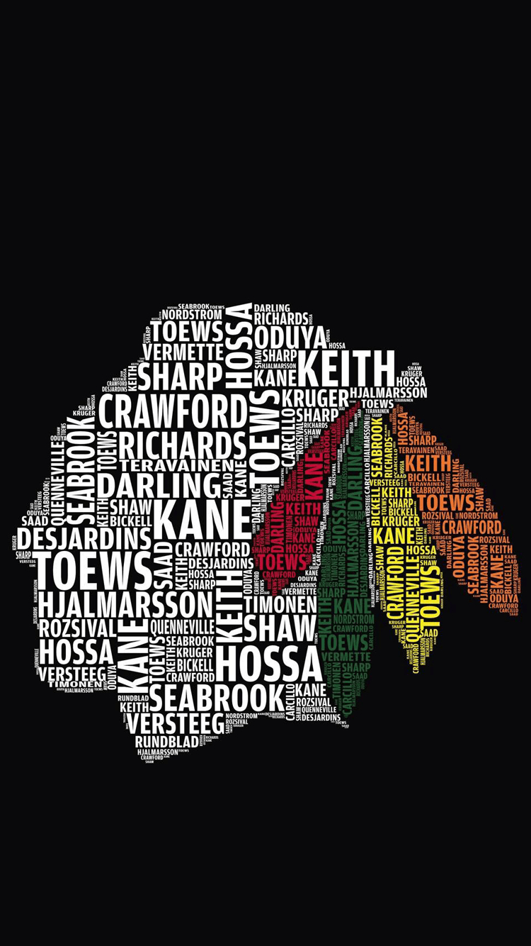 Chicago Blackhawks, iPhone, NHL, Eishockey, Hintergrund, 750x1340 HD Handy