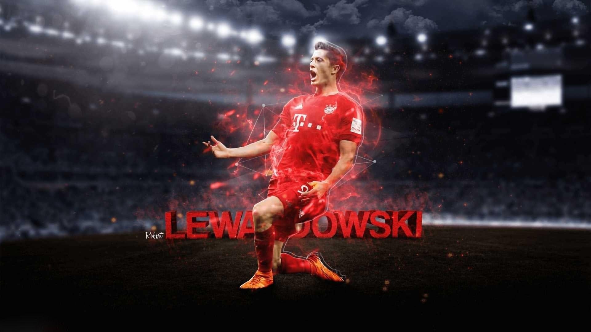 Lewandowski, Fußball, Hintergrundbild, Polen, Stürmer, 1920x1080 Full HD Desktop