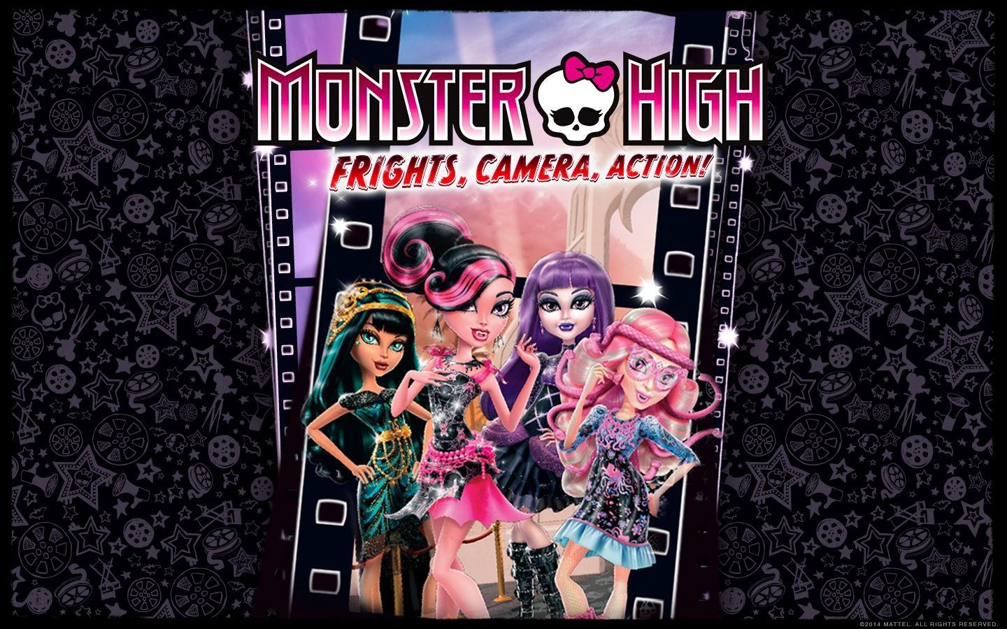 Monster High, Kostenlose Icons, Gruselfilm, Kamera, Action, 1440x900 HD Desktop