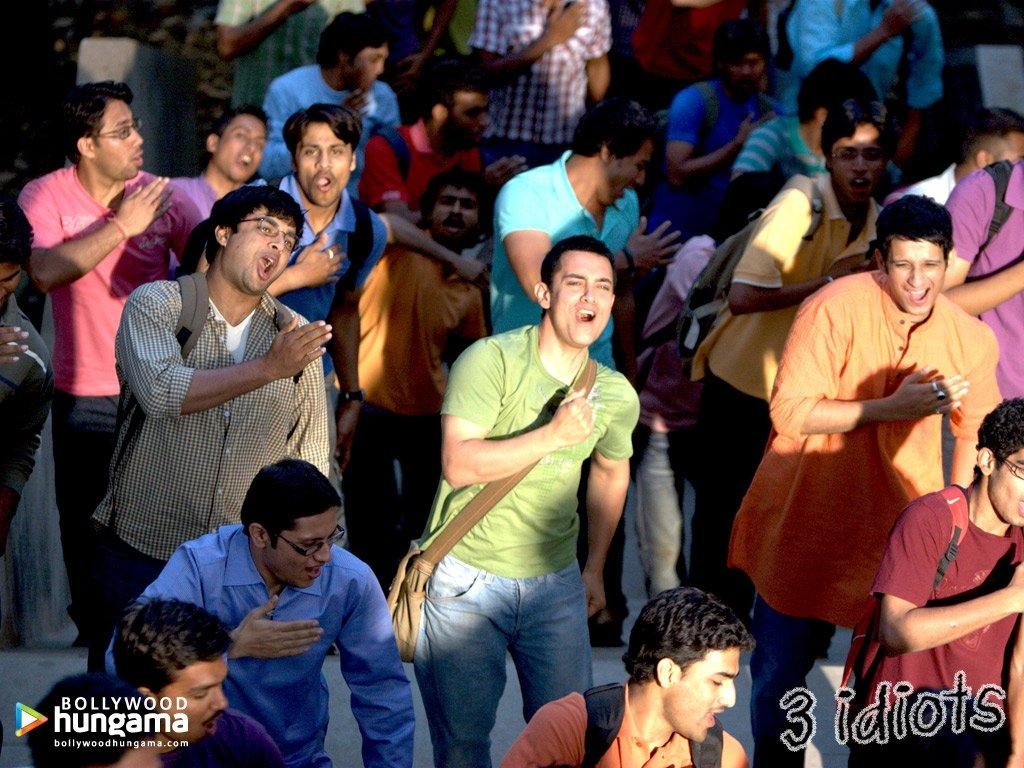 3 Idiots, Beste Momente, Bollywood, Aamir Khan, Film, 1030x770 HD Desktop