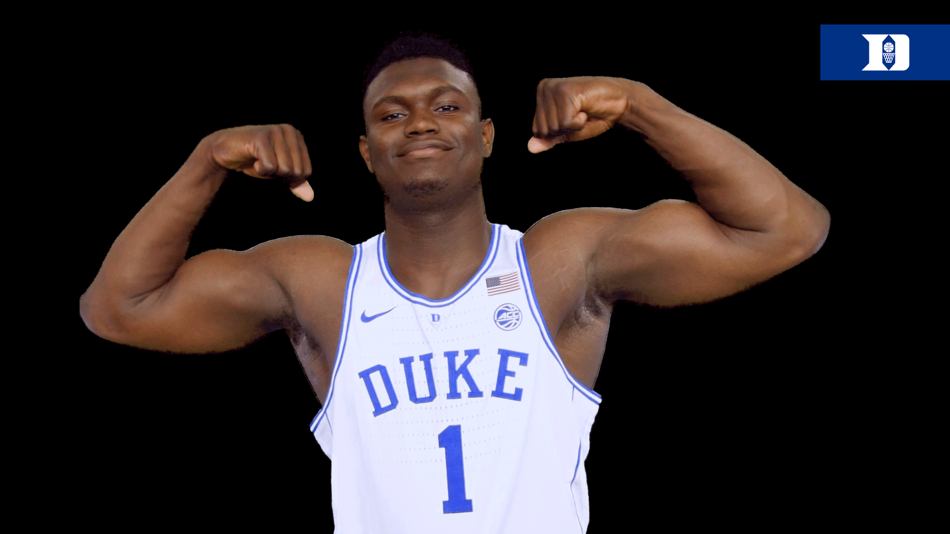 Zion Williamson, GIF, Flexen, Duke Basketball, 1920x1080 Full HD Desktop