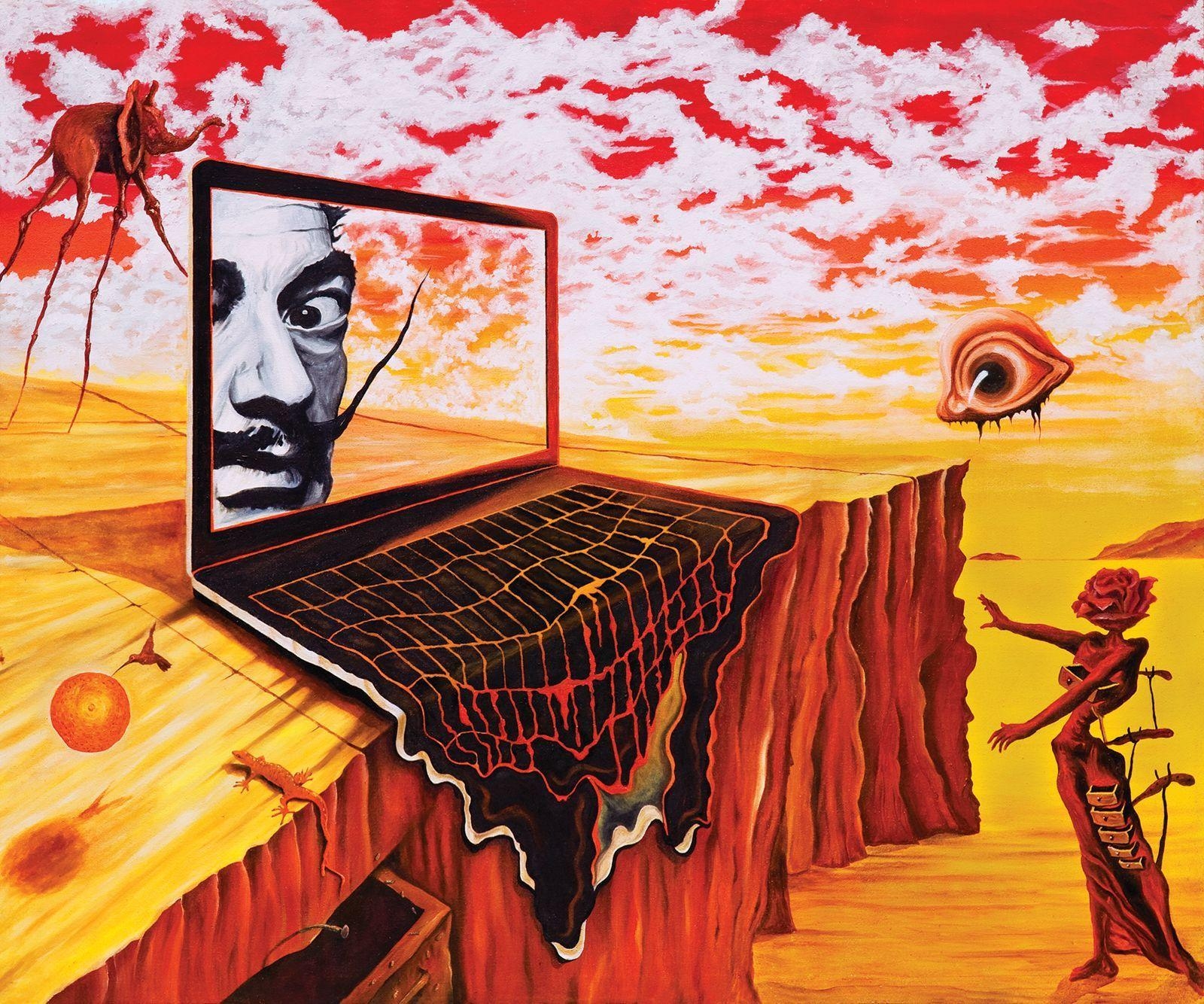 Salvador Dalí, Bild, Kunst, künstlerisch, Surrealismus, 1600x1340 HD Desktop