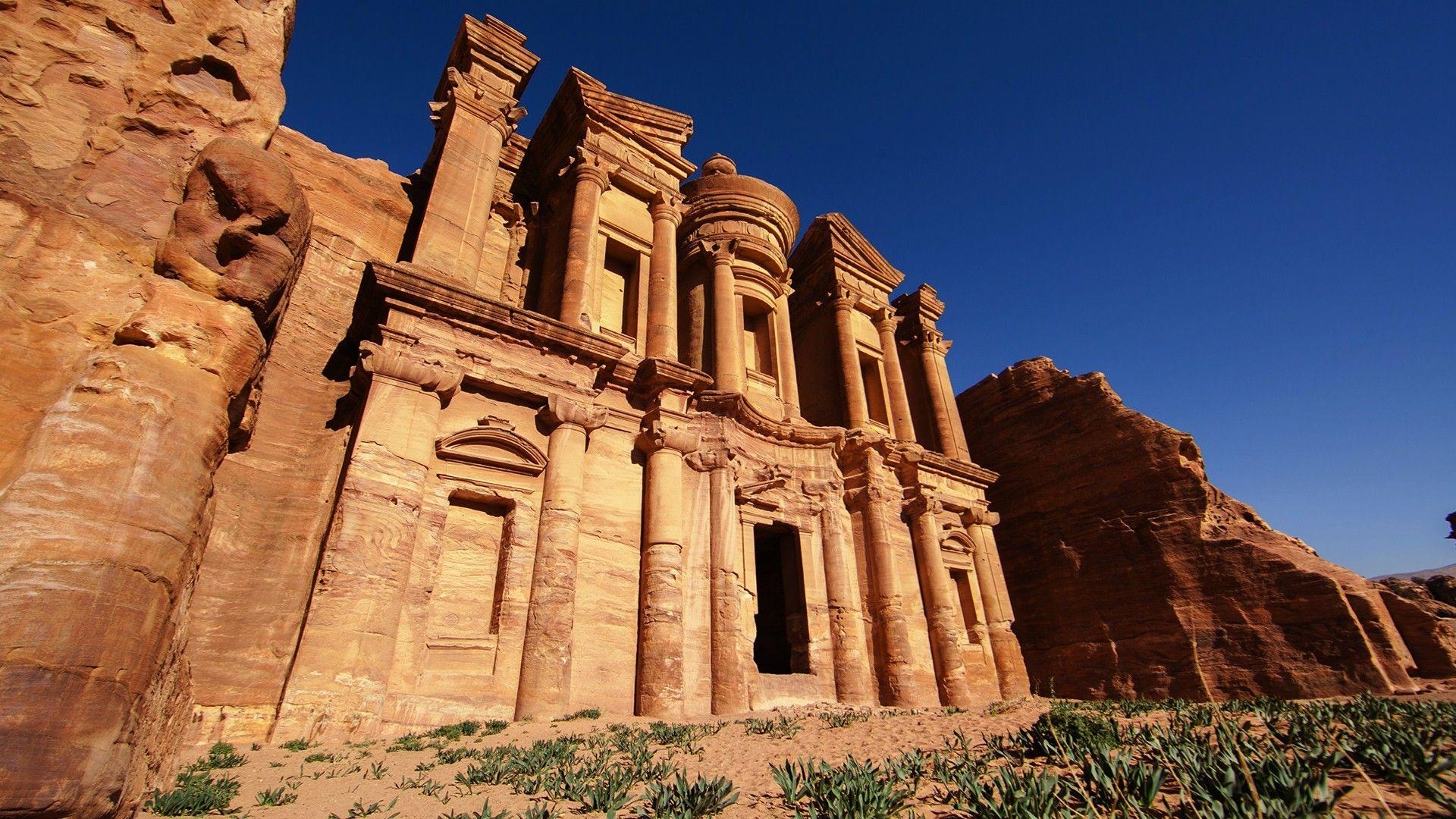 Petra, historisch, Jordanien, Foto, 1920x1080 Full HD Desktop