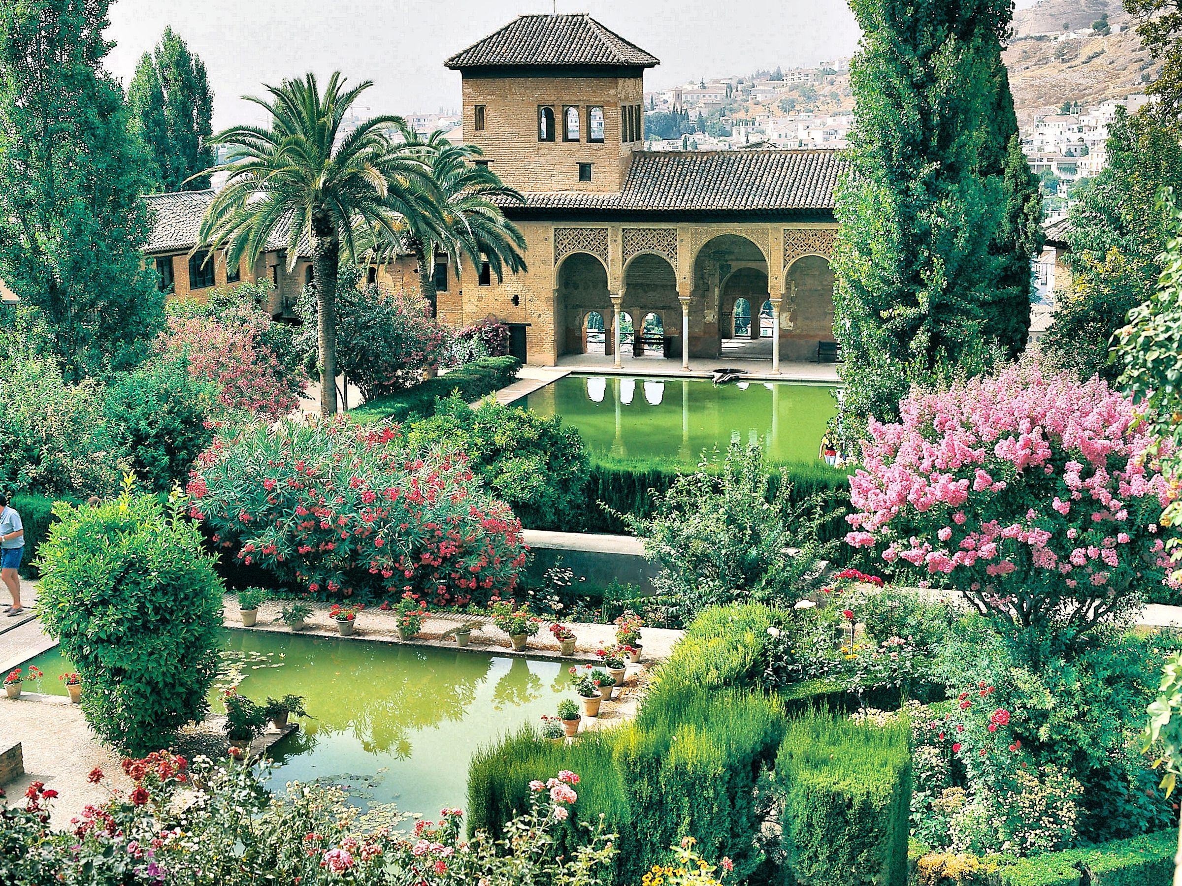 Alhambra, Hintergrundbild, Spanien, Sehenswürdigkeit, Granada, 2400x1800 HD Desktop