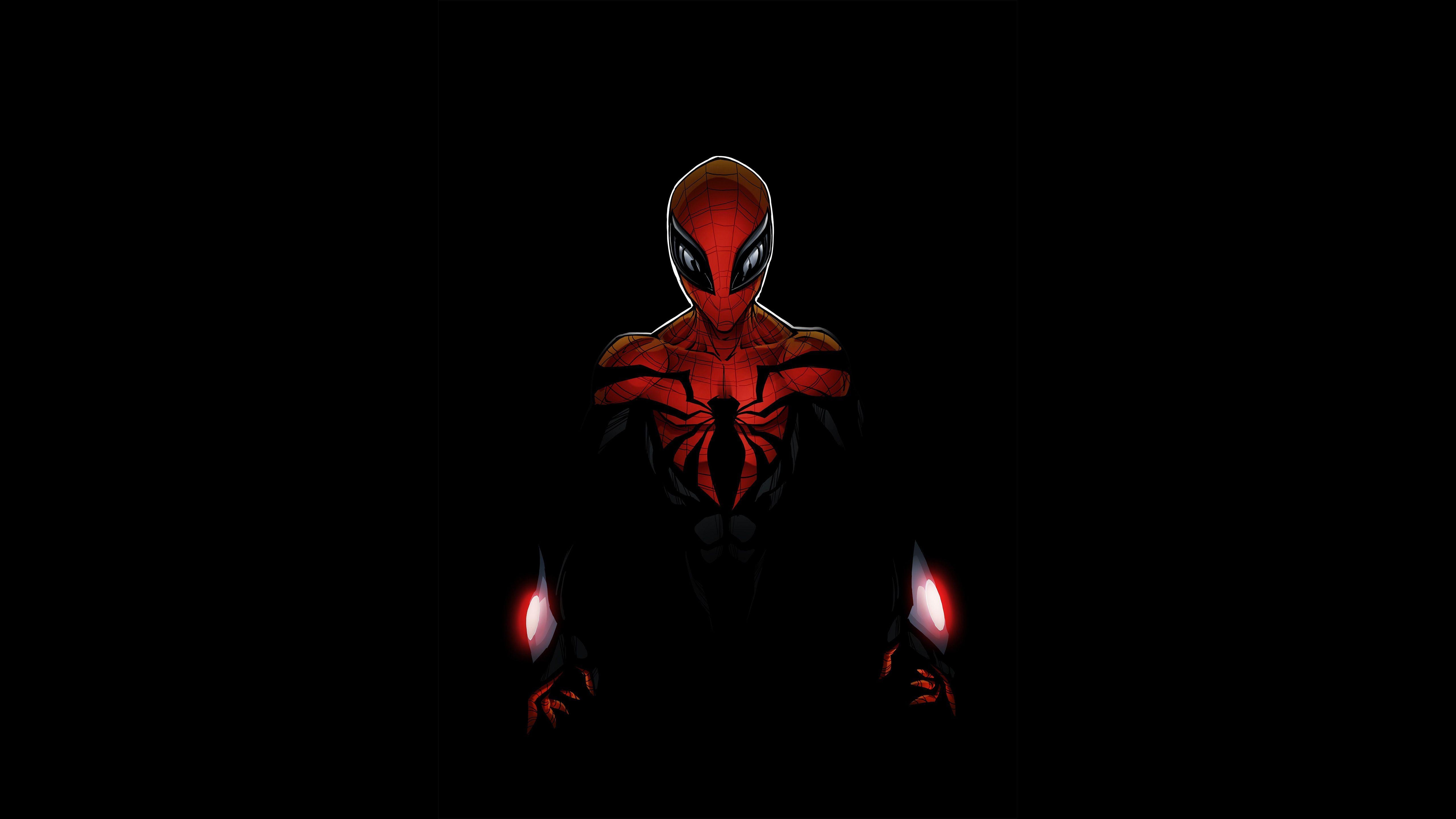 Dunkler Spider-Man, Wallpaper, Superheld Film, Marvel Charakter, Hintergrund, 5120x2880 4K Desktop