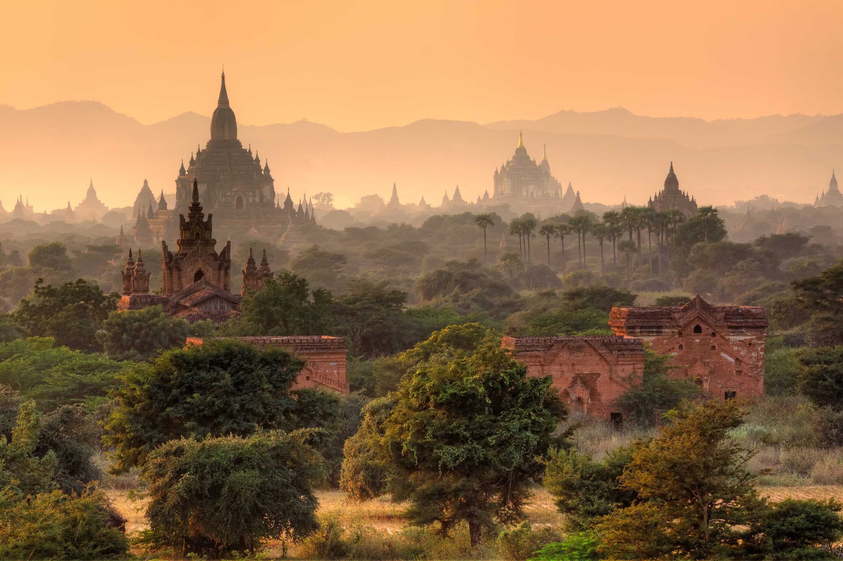 Bagan, HD, Myanmar, Reisen, Hintergrund, 2710x1800 HD Desktop