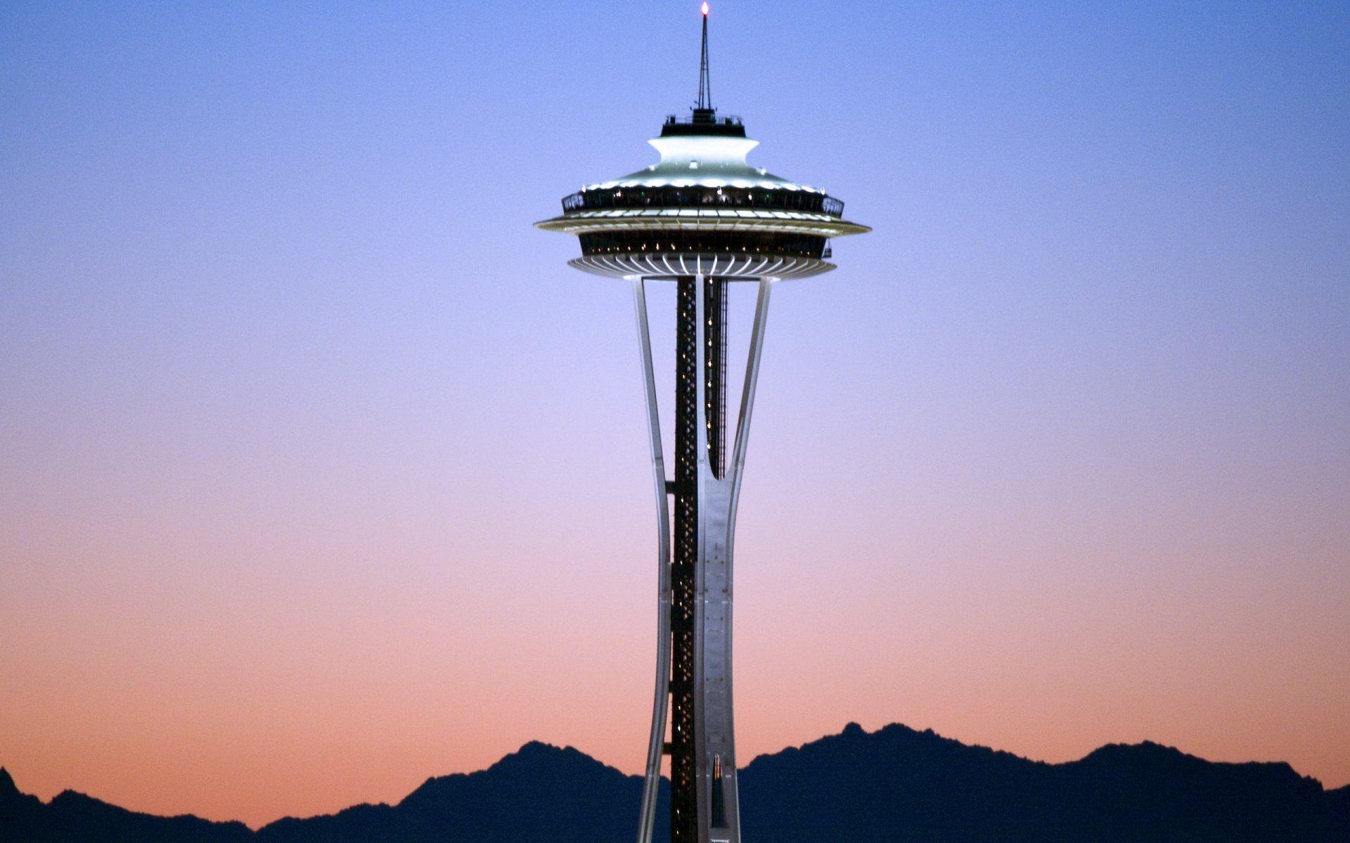 Space Needle, HD, Hintergrundbild, Seattle, USA, 1920x1200 HD Desktop