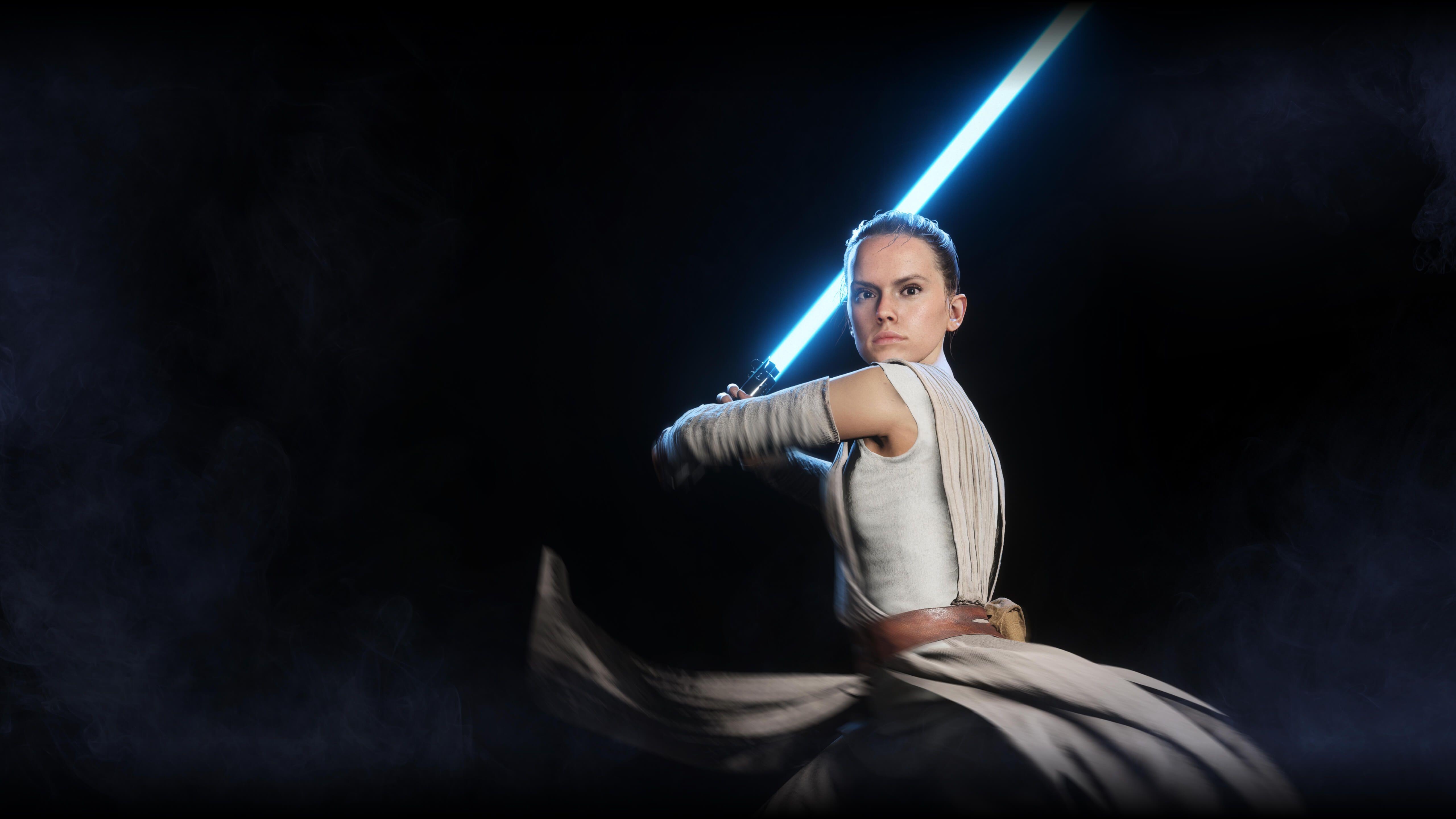 Rey, Star Wars, Battlefront II, HD, 4K, Daisy Ridley, 5120x2880 4K Desktop